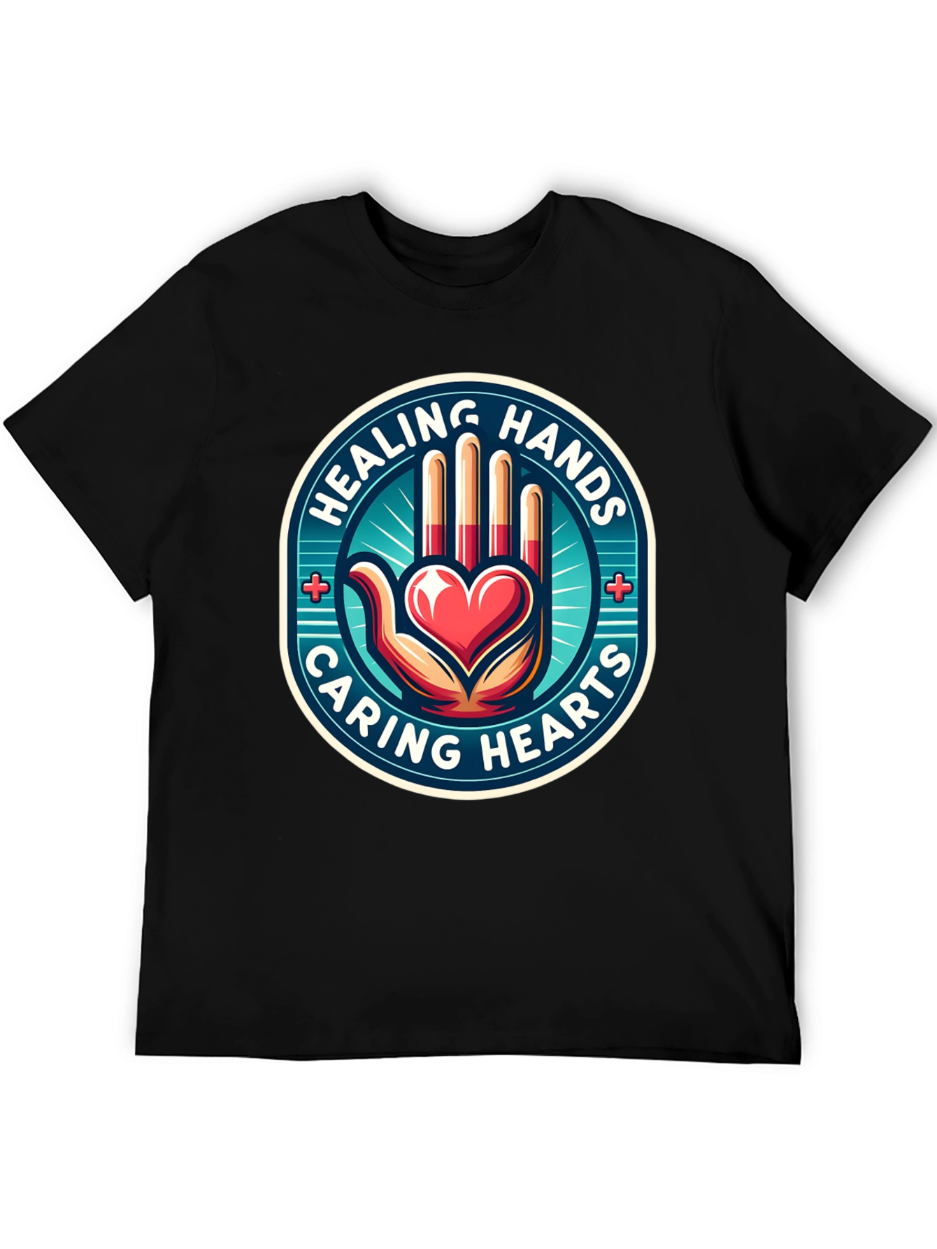 Healing Hands Caring Hearts T-Shirt