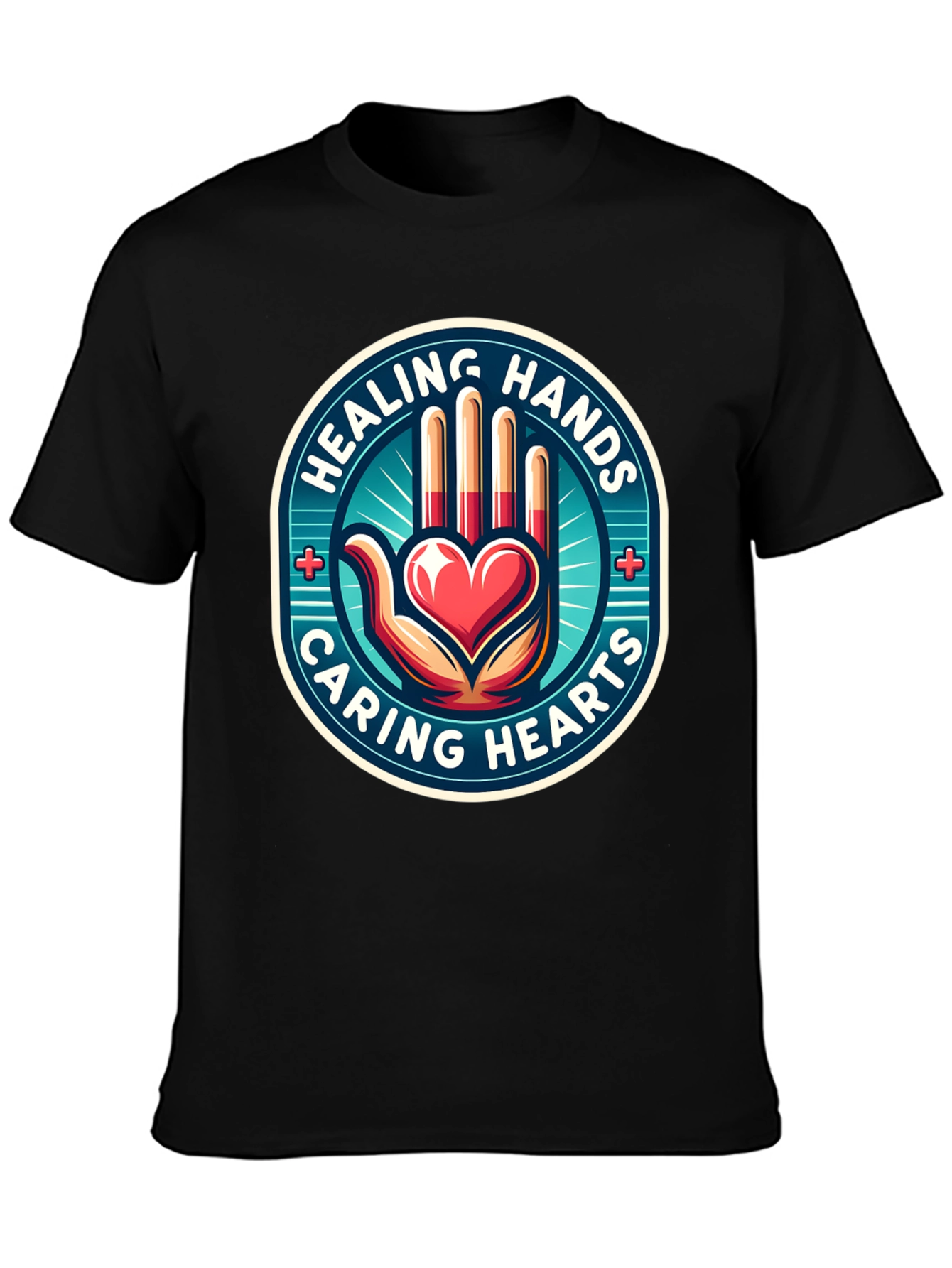 Healing Hands Caring Hearts T-Shirt