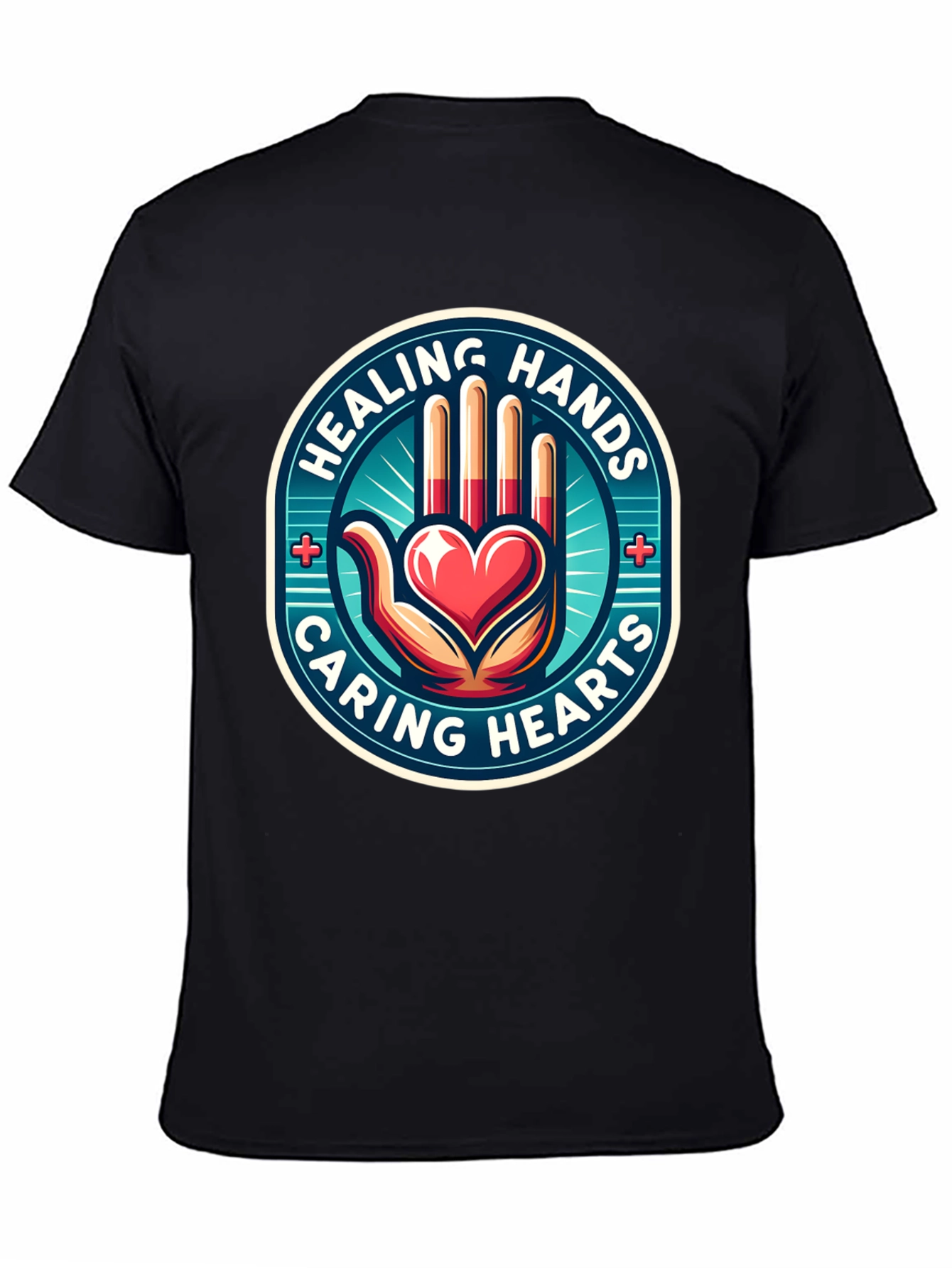 Healing Hands Caring Hearts T-Shirt
