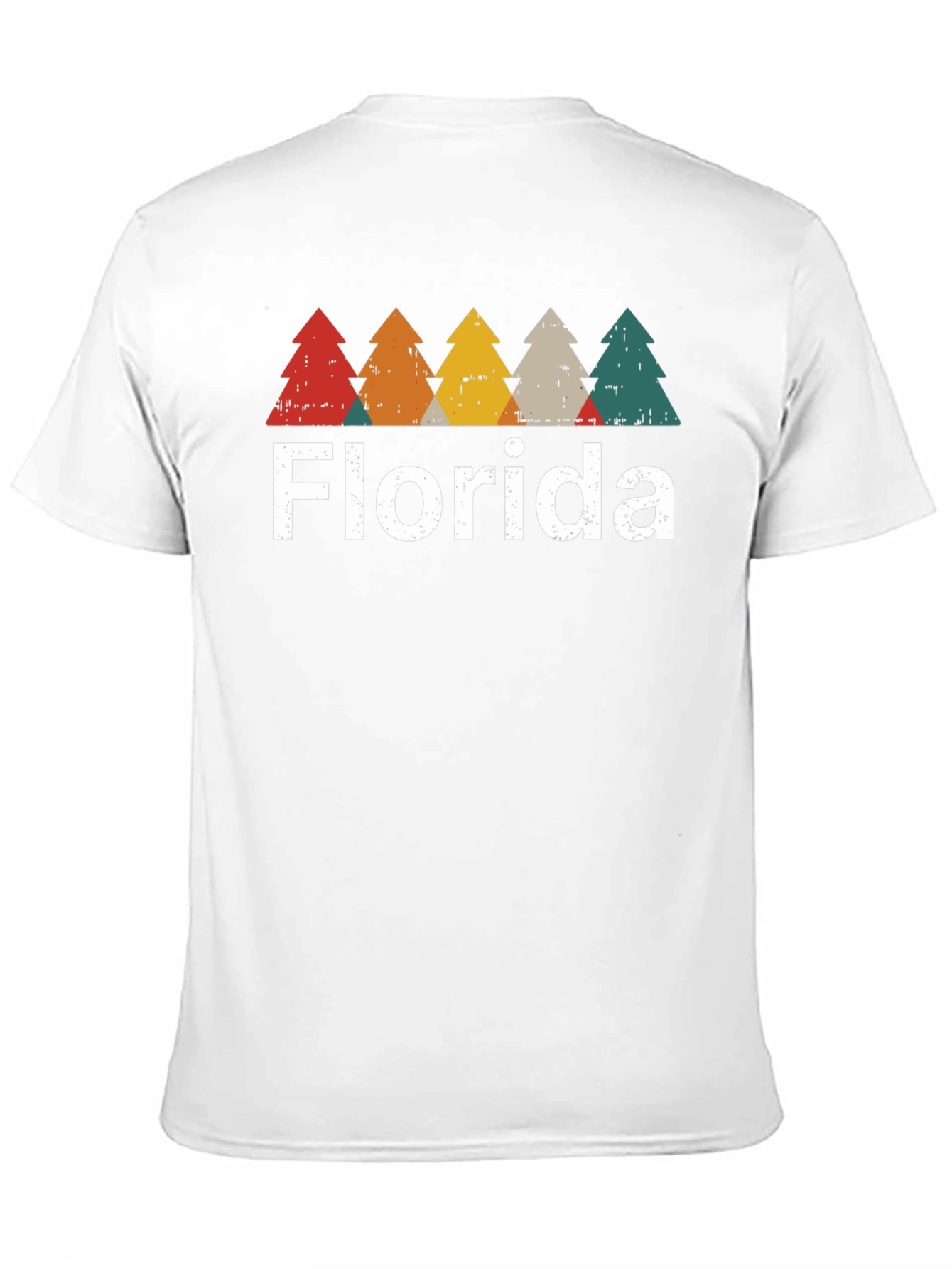 Retro Florida Trees Graphic T-Shirt
