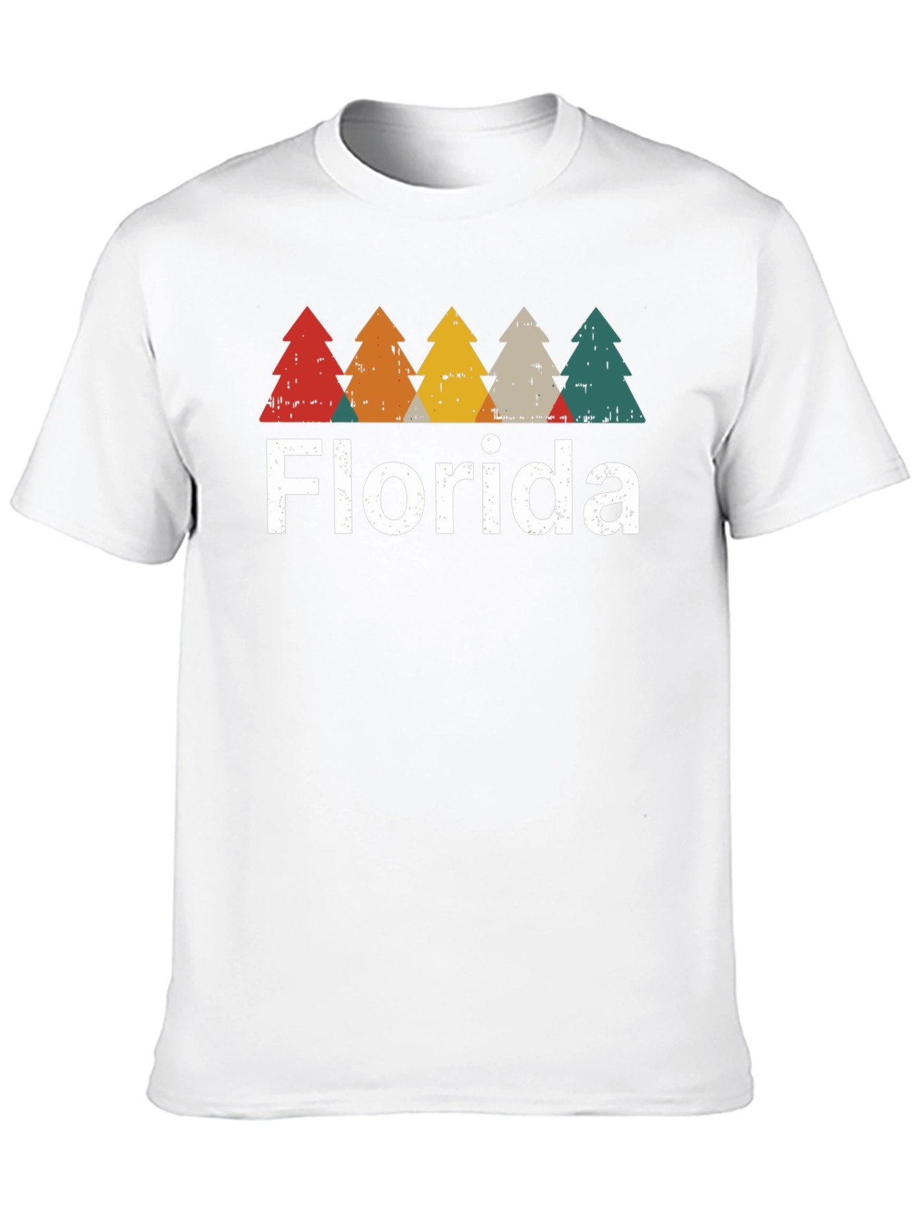 Retro Florida Trees Graphic T-Shirt