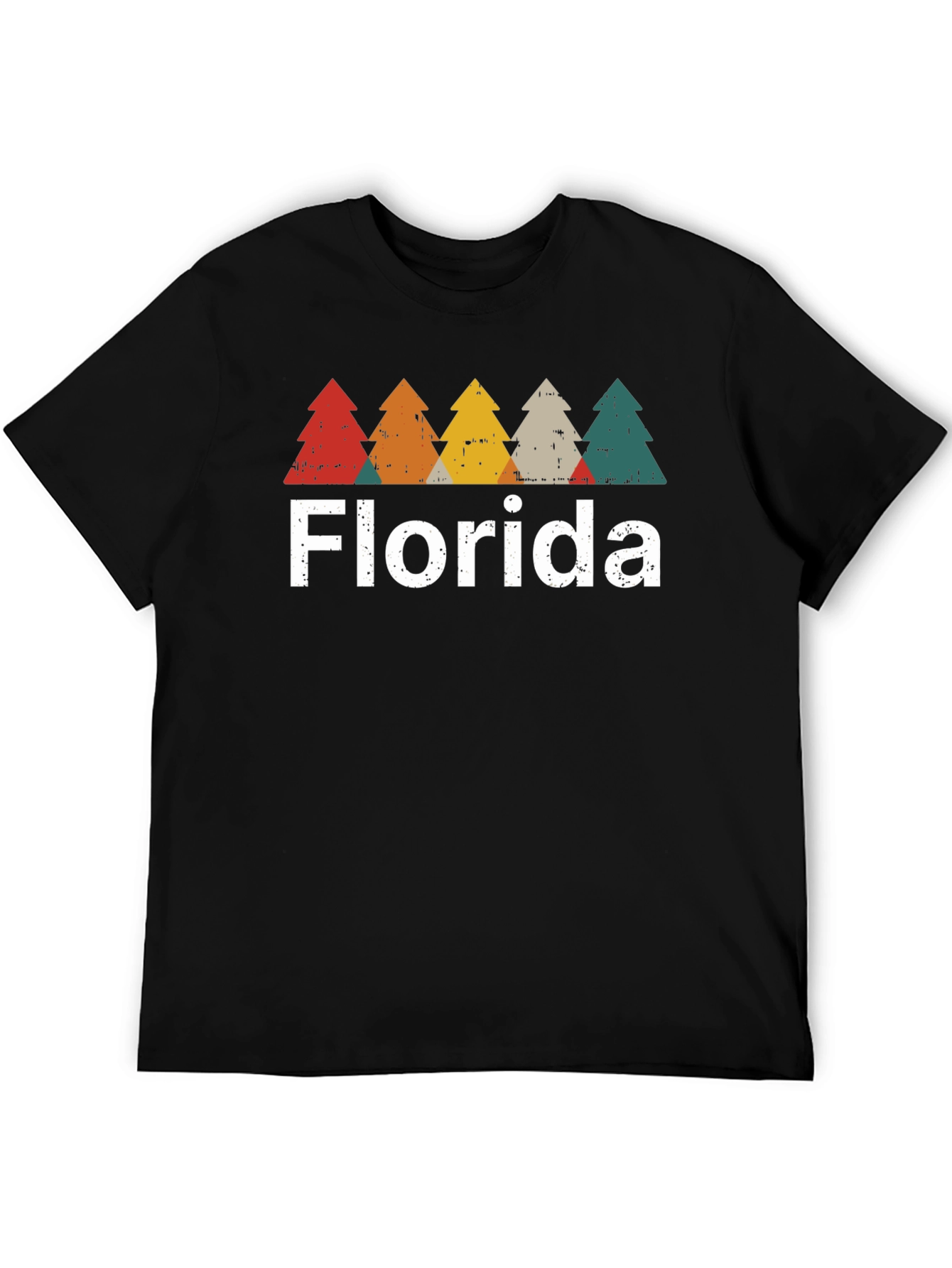 Retro Florida Trees Graphic T-Shirt