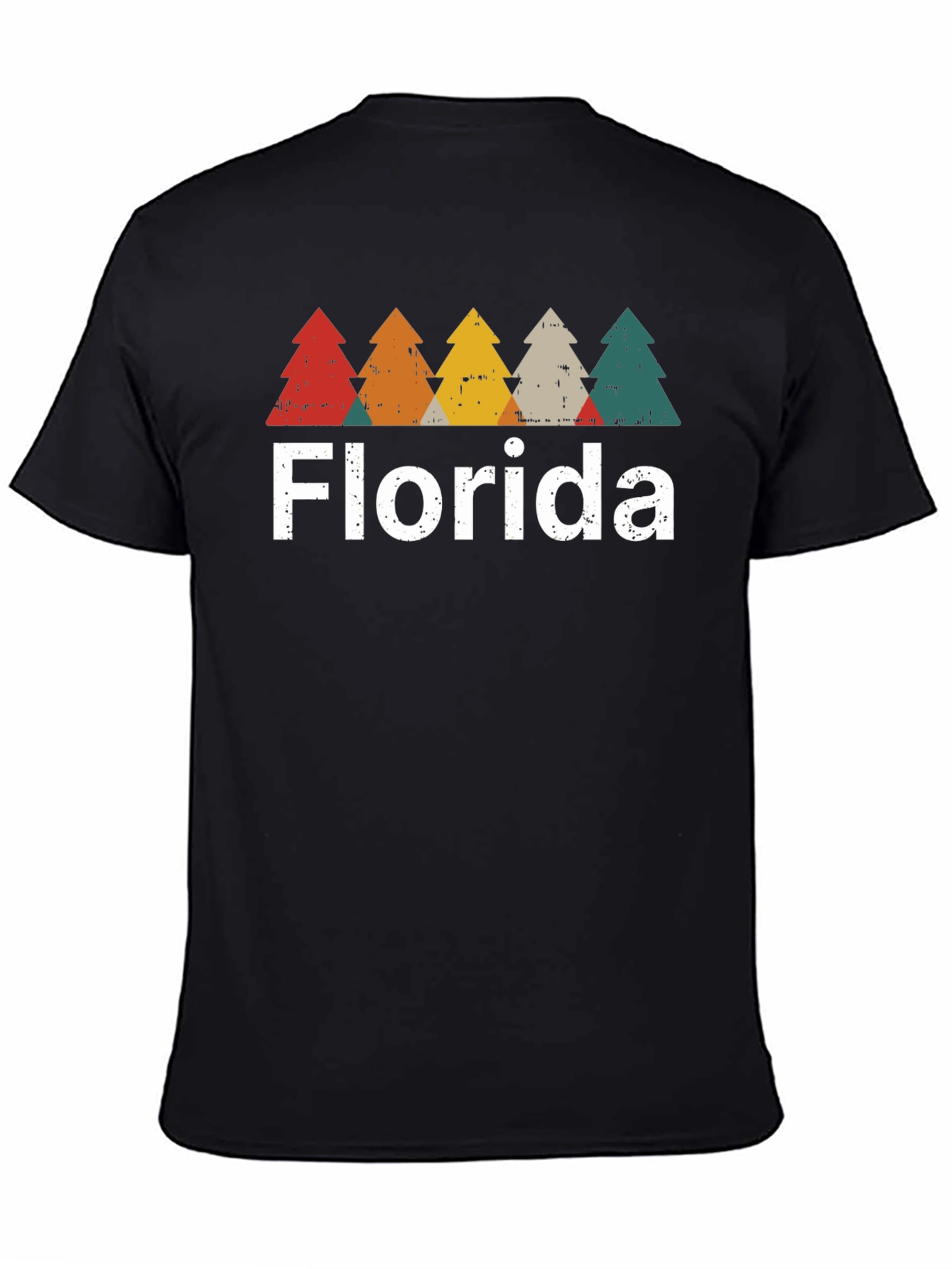 Retro Florida Trees Graphic T-Shirt