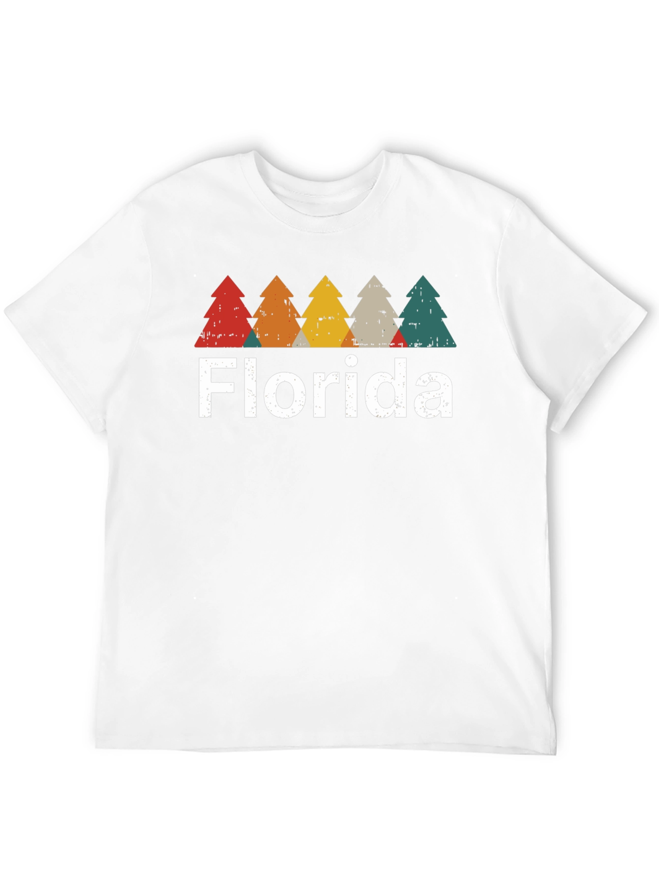 Retro Florida Trees Graphic T-Shirt