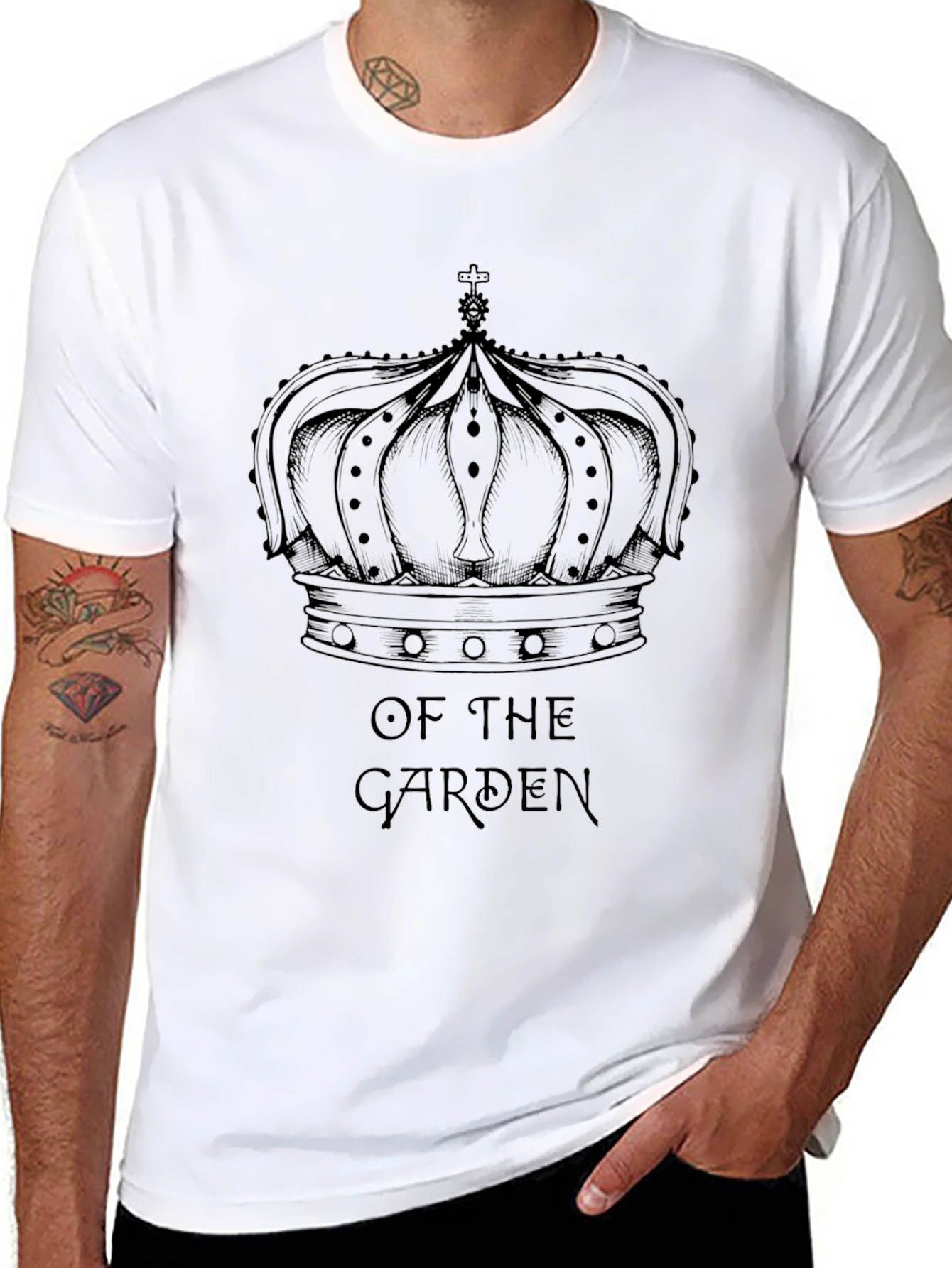 King of the Garden Graphic Tee - Black