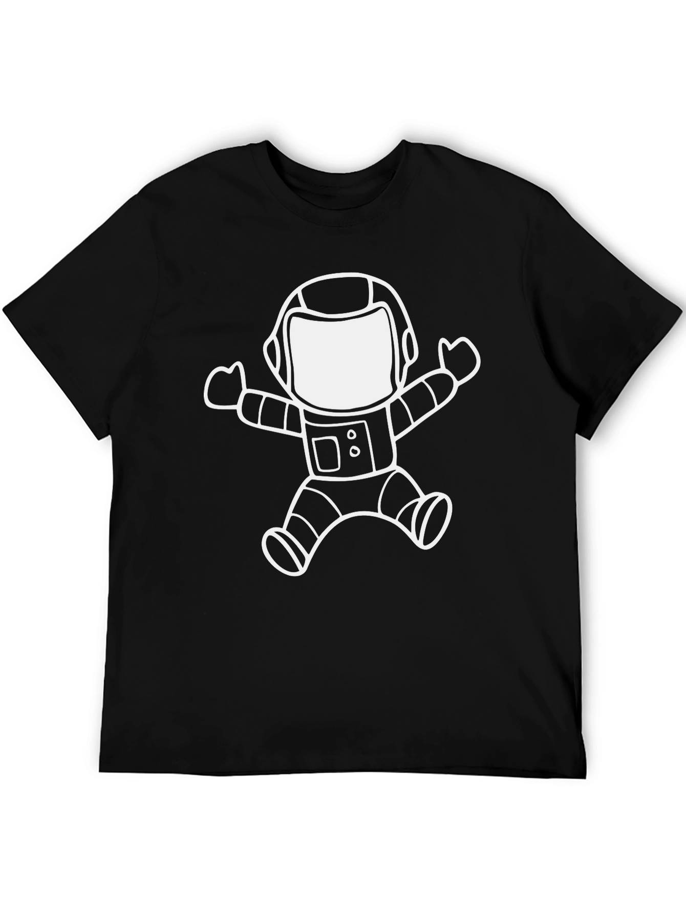Astronaut Graphic Black T-Shirt