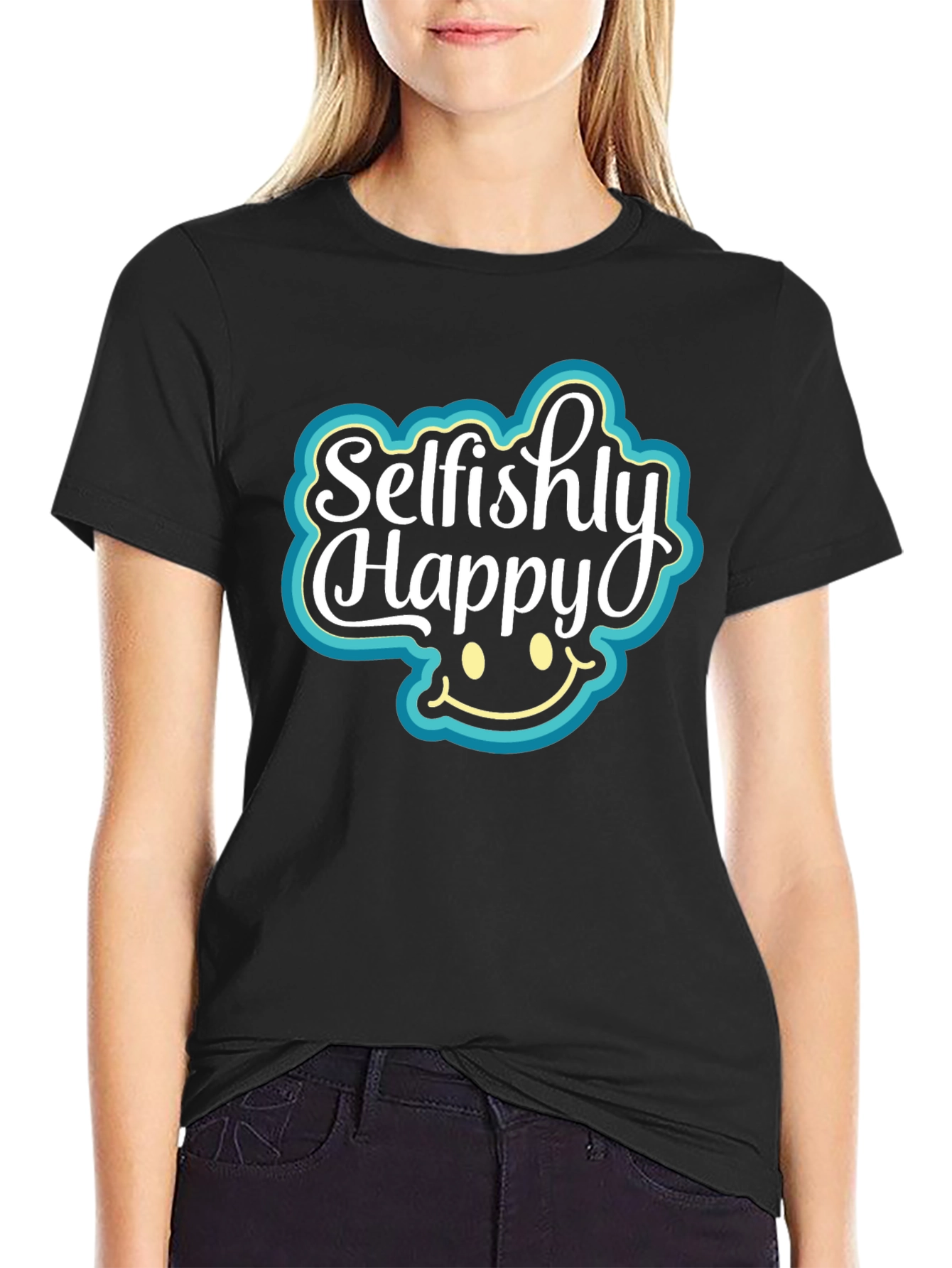 Selfishly Happy Graphic T-Shirt