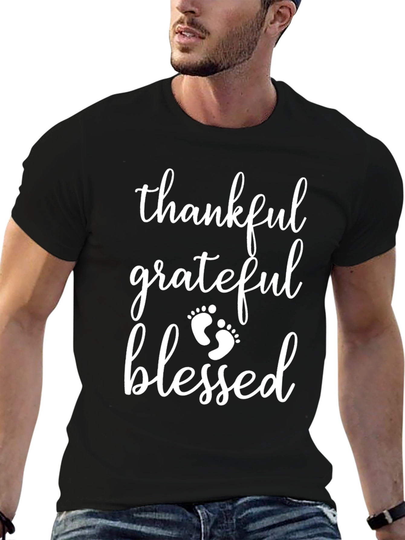 Thankful Grateful Blessed Tee