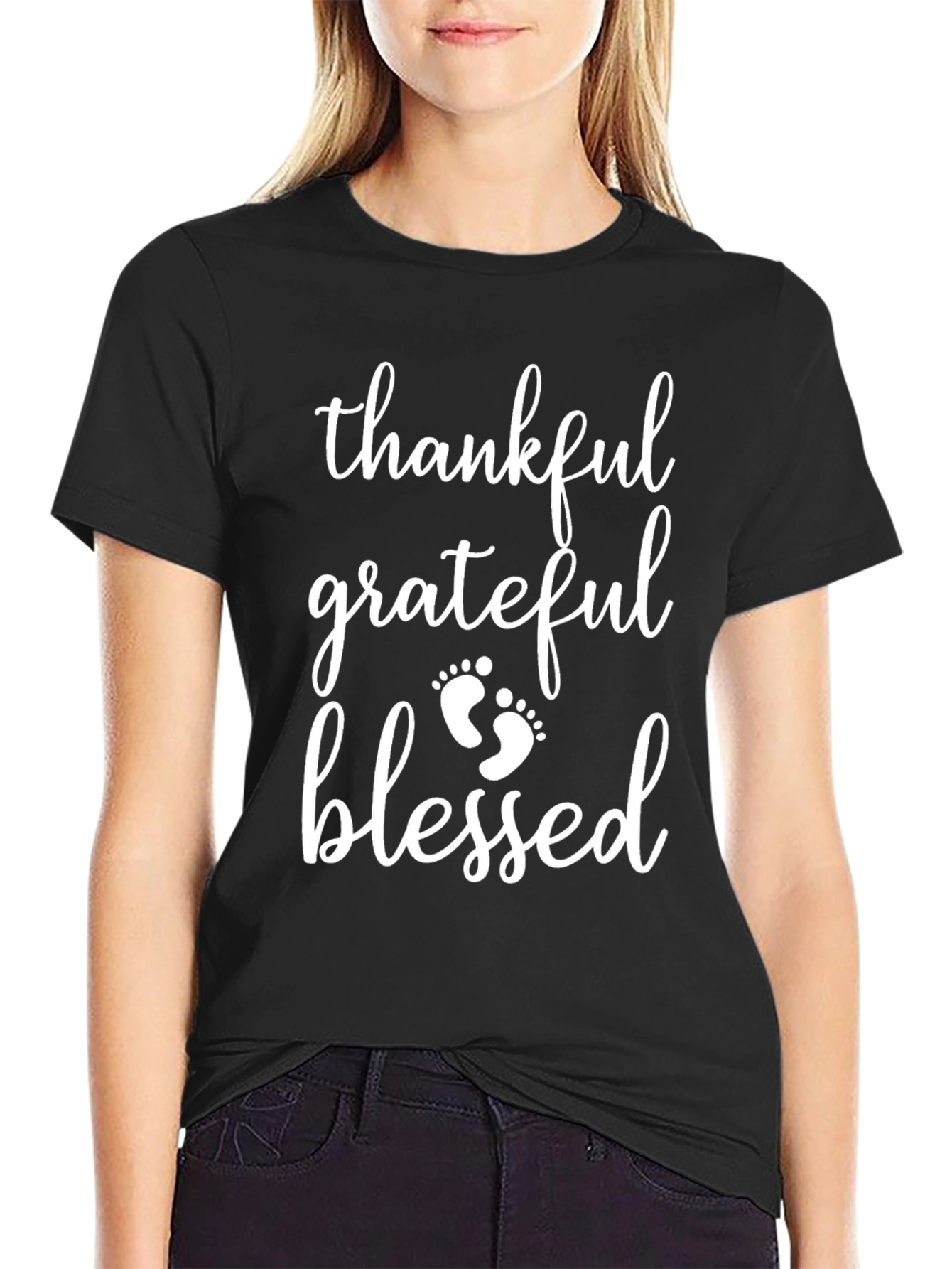 Thankful Grateful Blessed Tee
