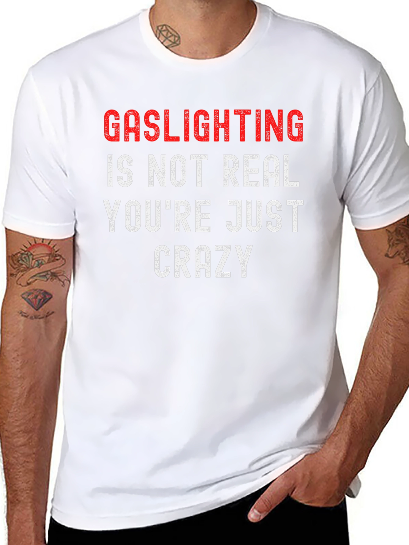 Gaslighting Funny T-Shirt Crazy Joke Gift