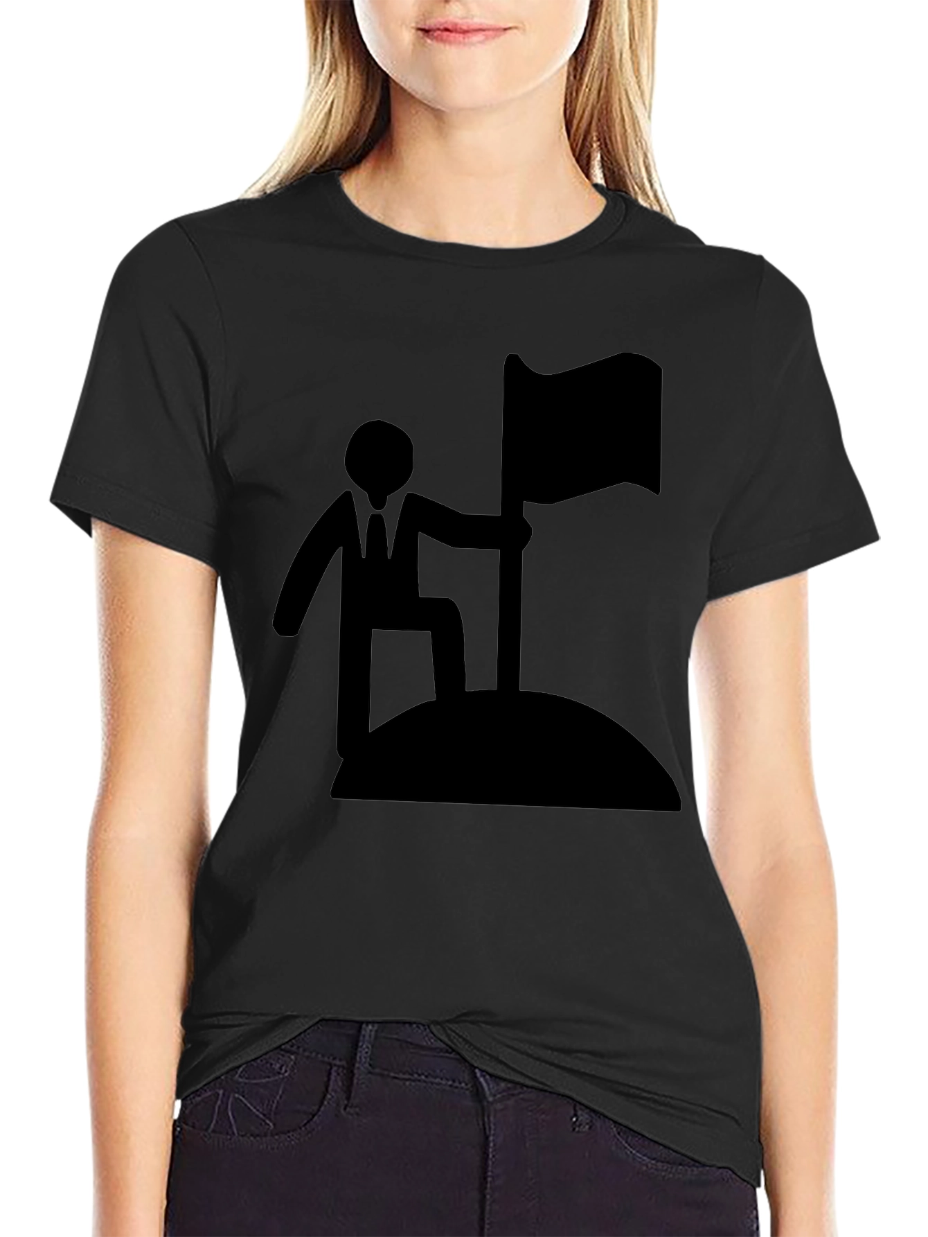 Success Flag Black T-Shirt