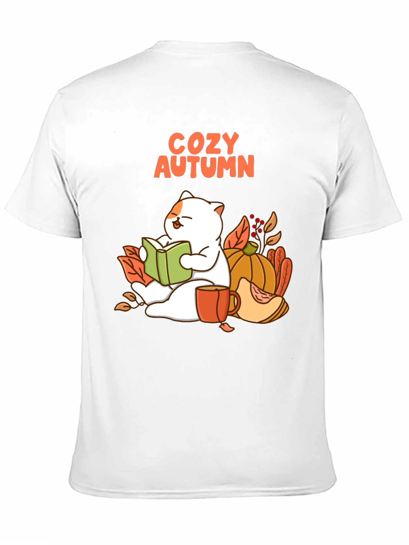 Cozy Autumn Cat T-Shirt