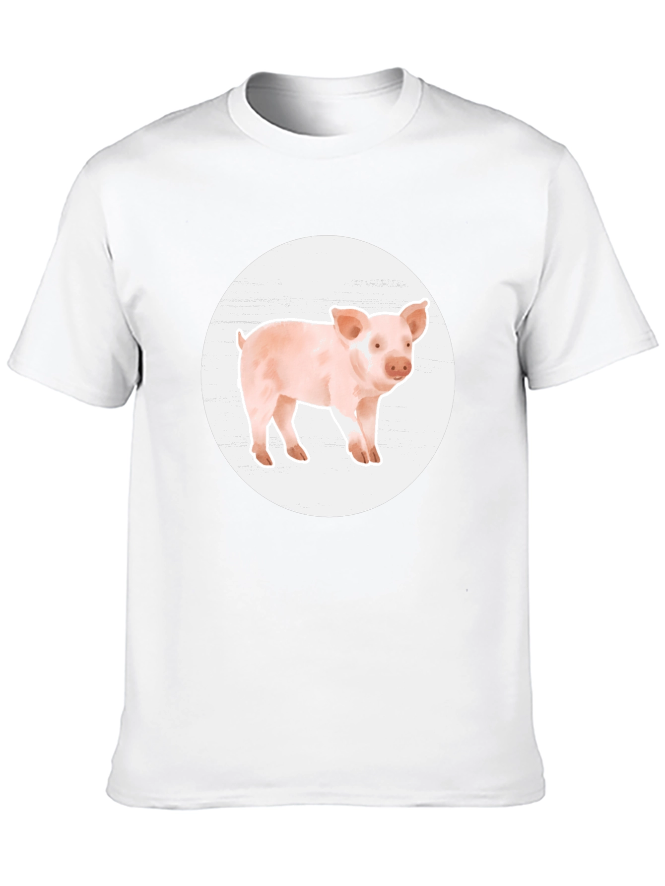 Piglet Graphic Tee - Cute Farm Animal T-Shirt