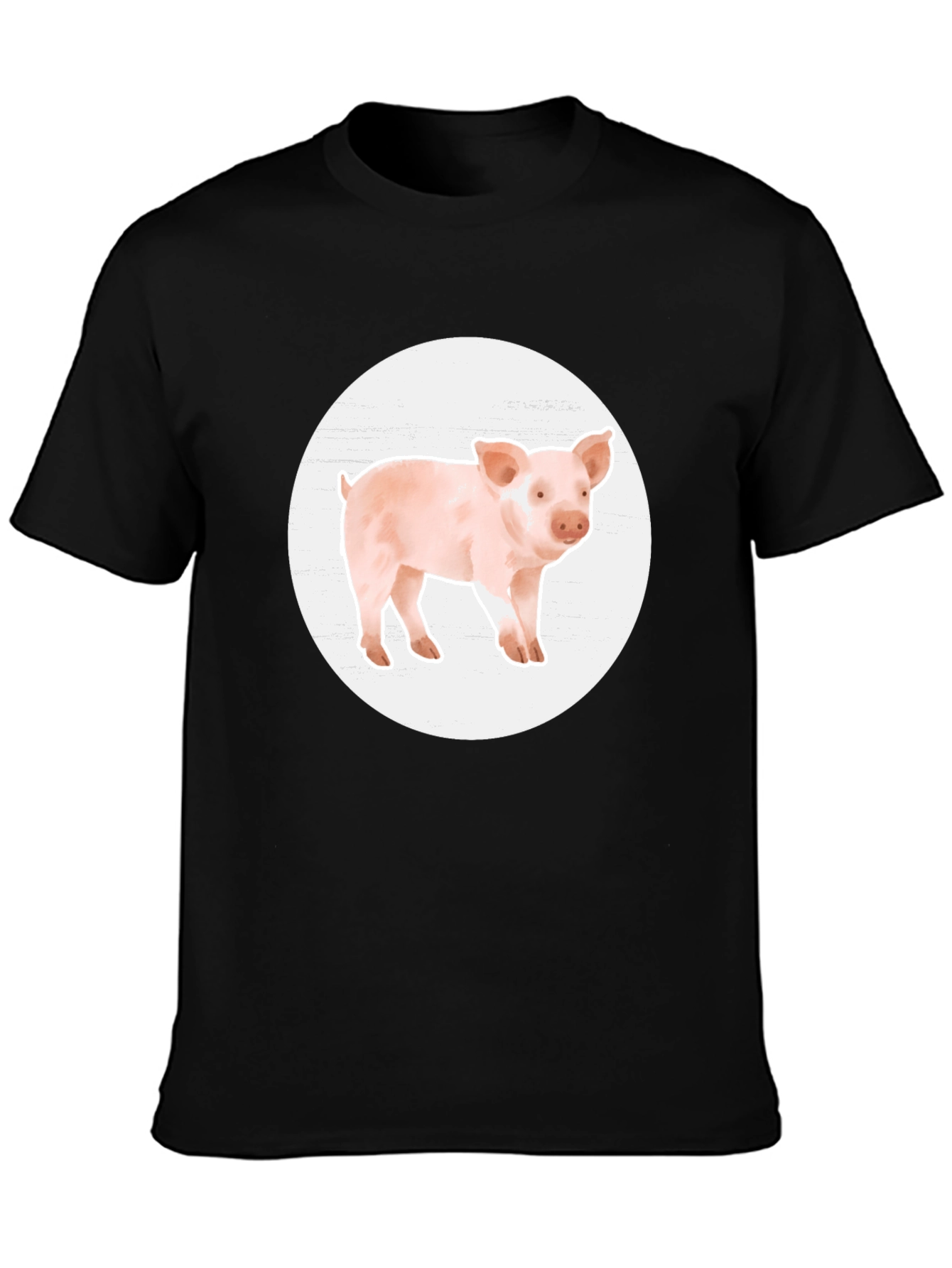 Piglet Graphic Tee - Cute Farm Animal T-Shirt
