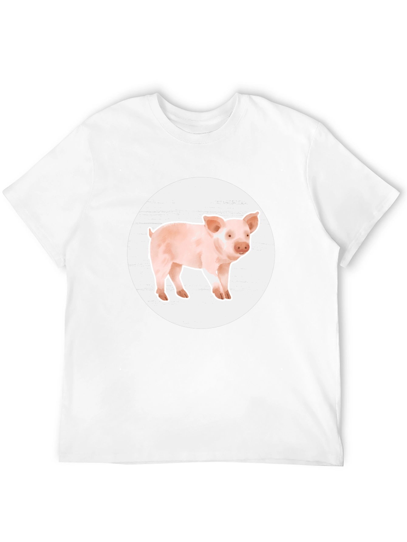 Piglet Graphic Tee - Cute Farm Animal T-Shirt
