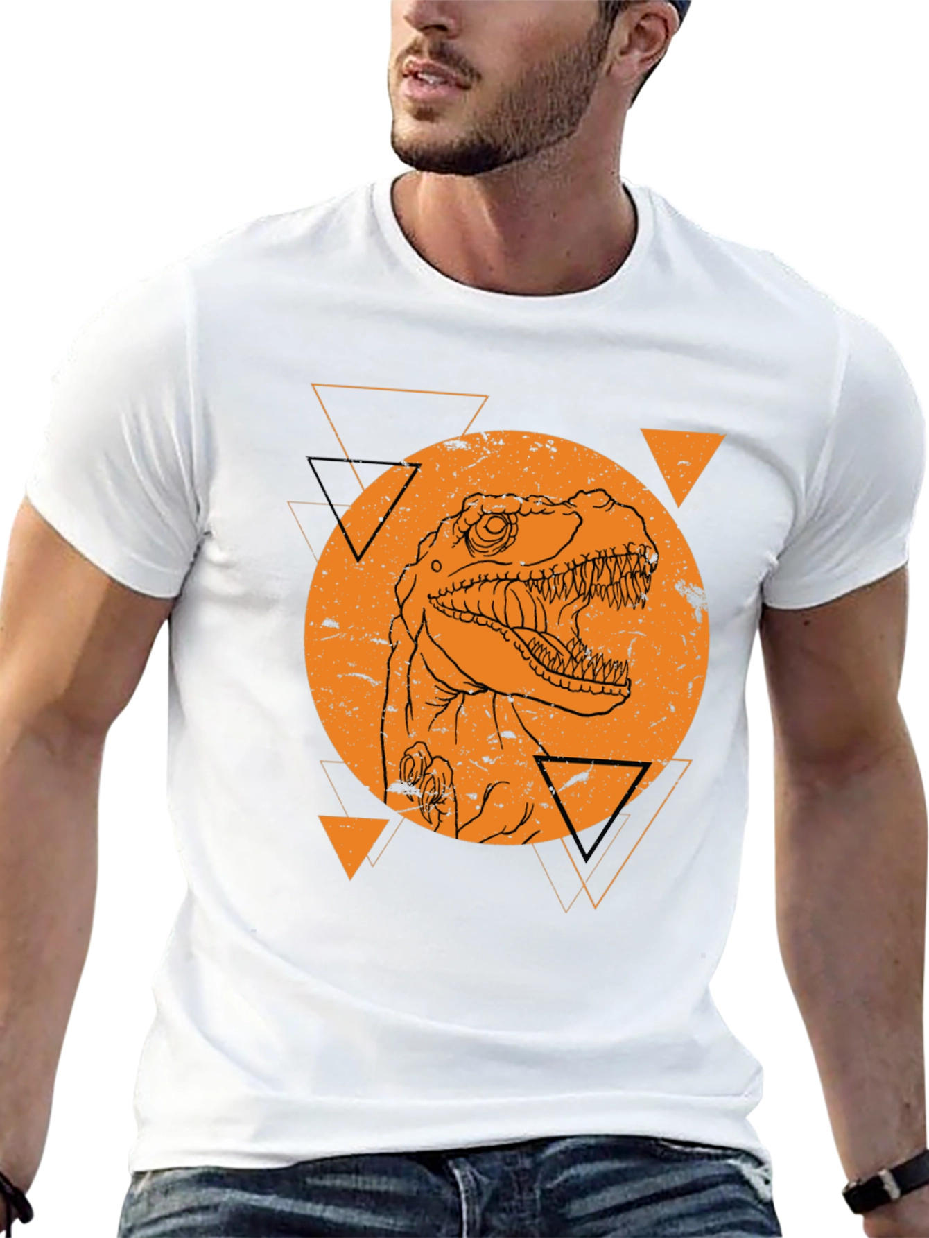 Dino Graphic T-Shirt - Black
