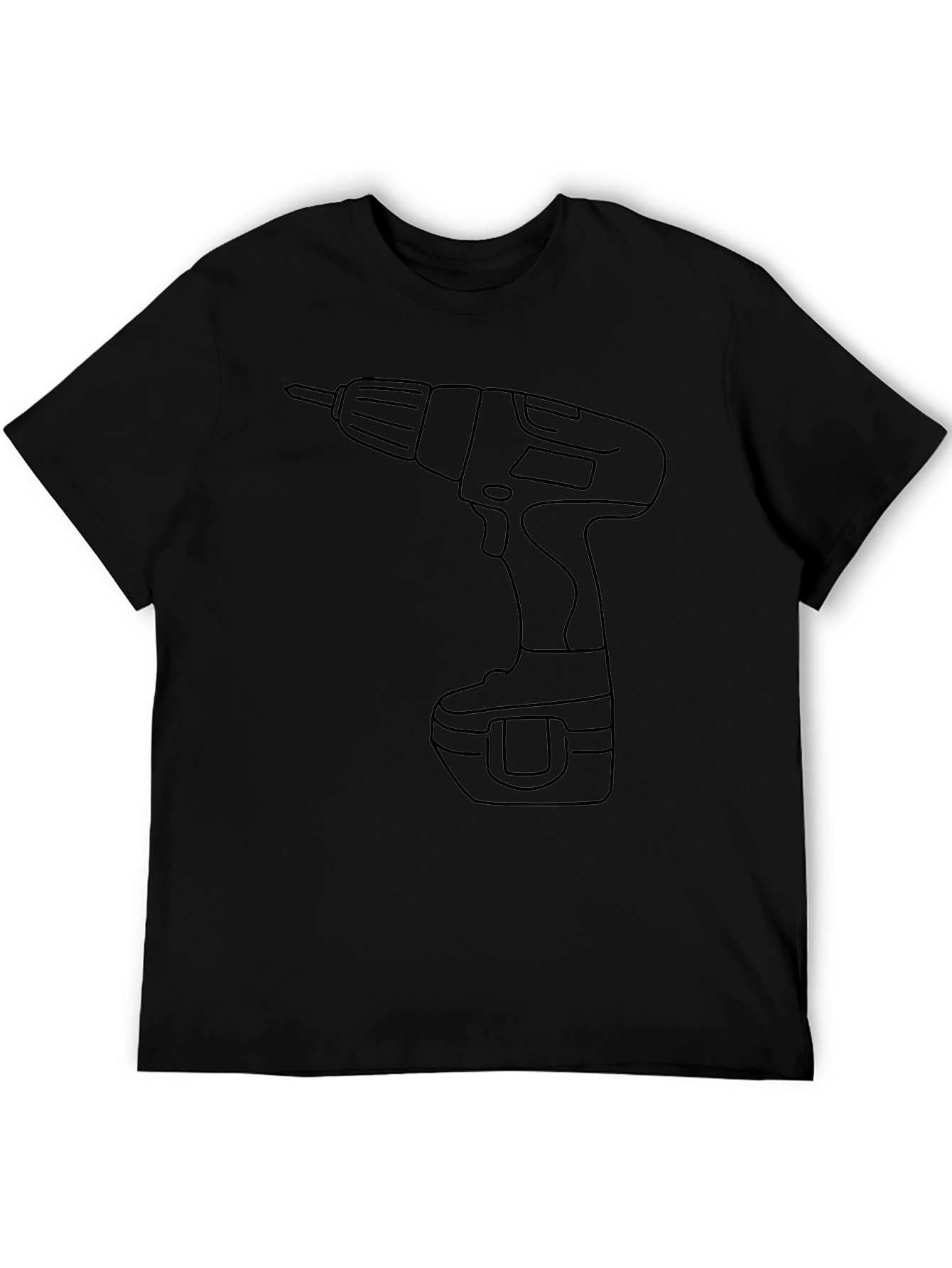 Drill Graphic Tee - Modern Black T-Shirt