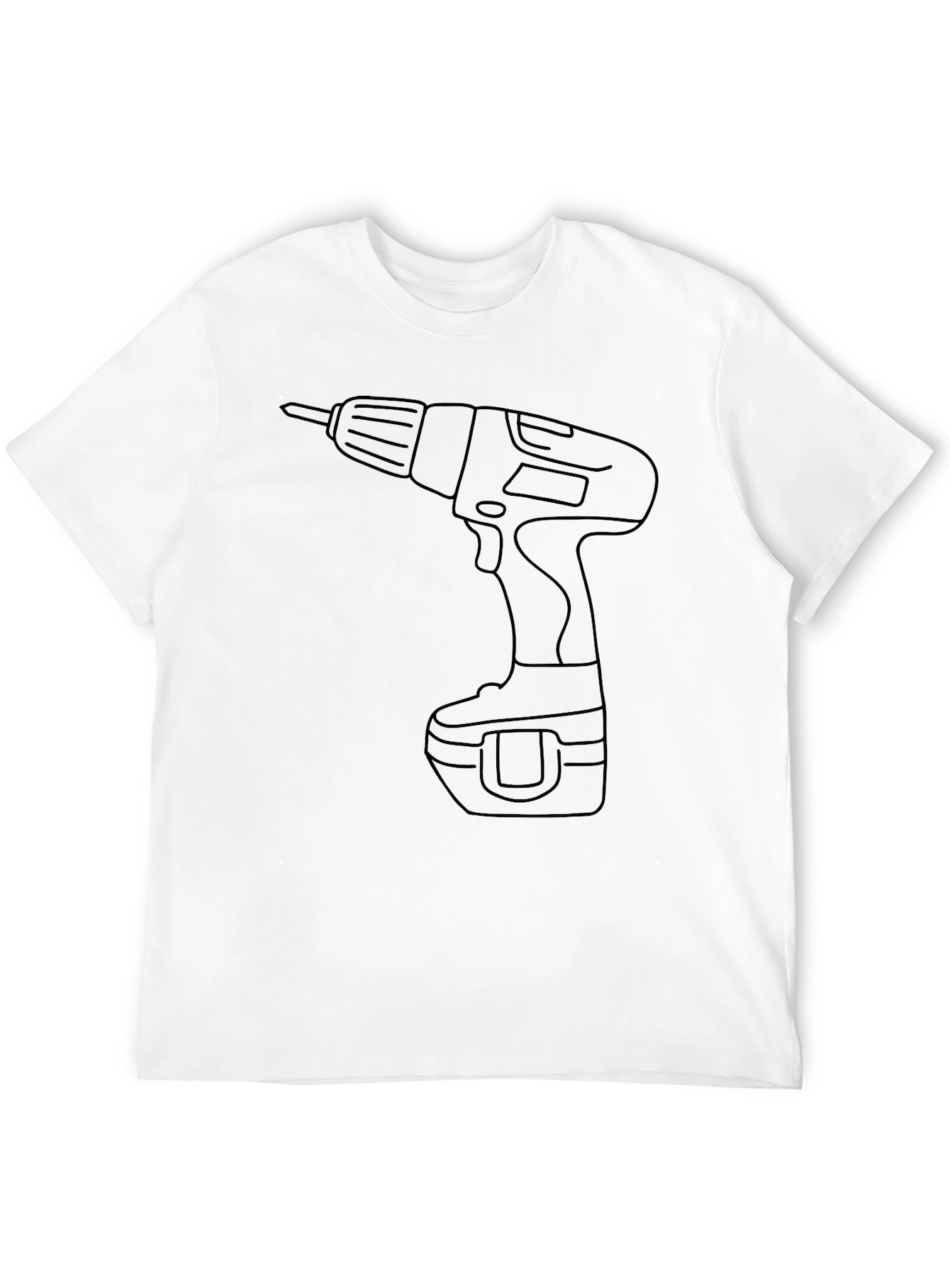 Drill Graphic Tee - Modern Black T-Shirt