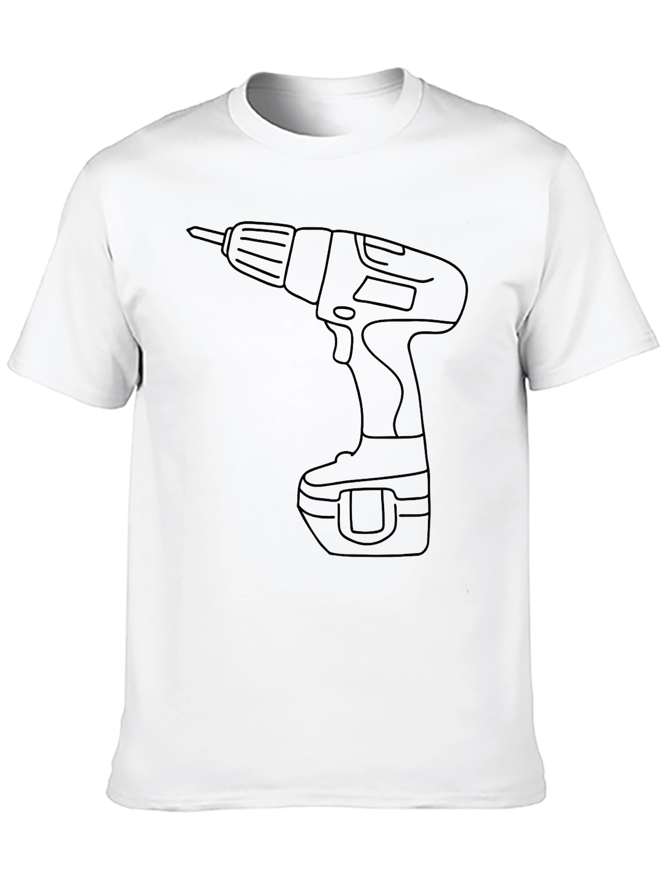 Drill Graphic Tee - Modern Black T-Shirt