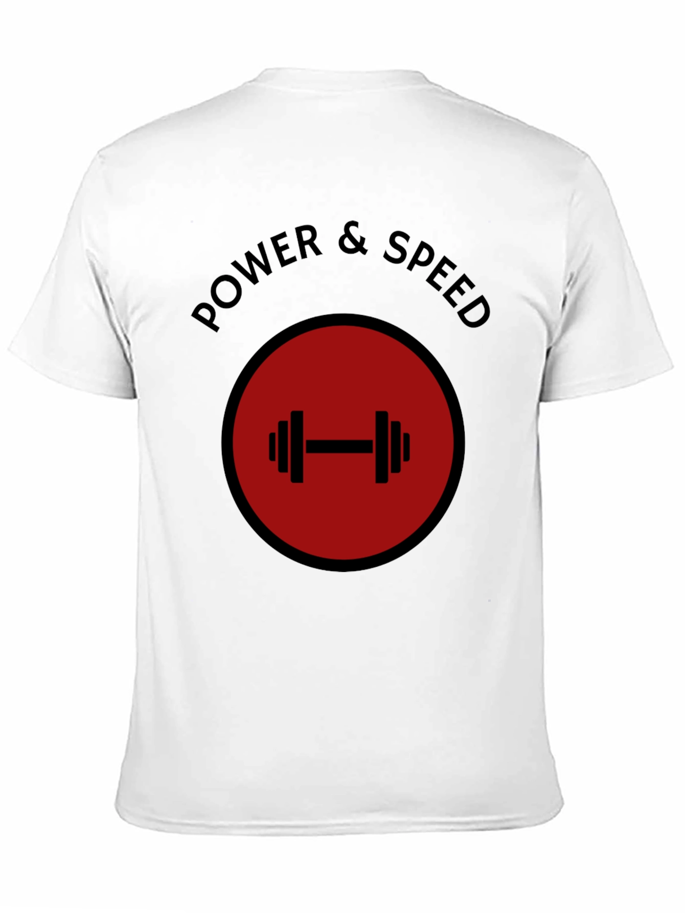 Power & Speed Gym T-Shirt - Weightlifting Design