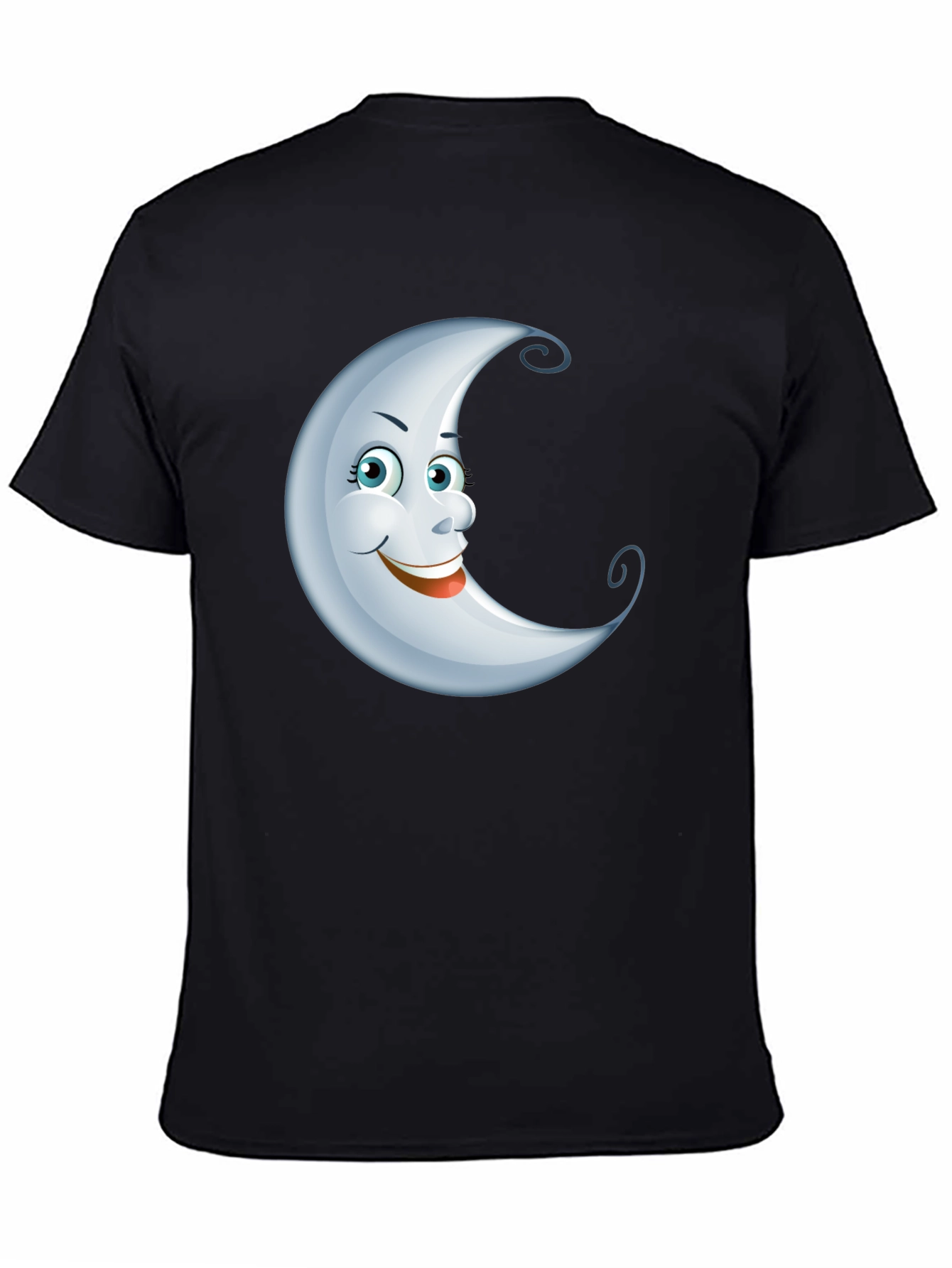 Moon Face Graphic T-Shirt
