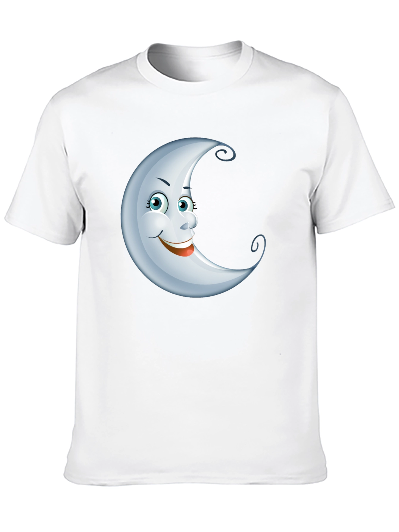 Moon Face Graphic T-Shirt