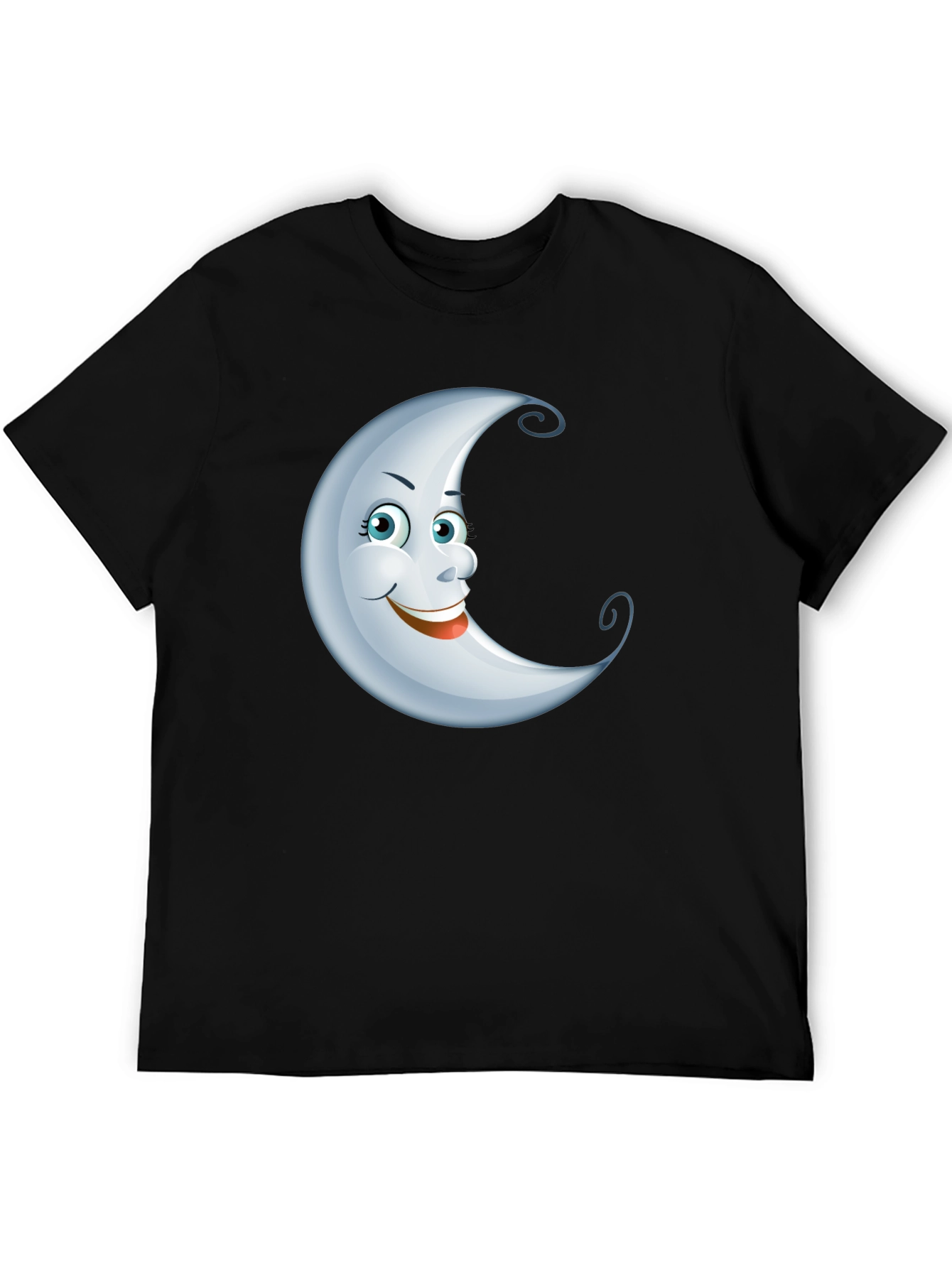 Moon Face Graphic T-Shirt