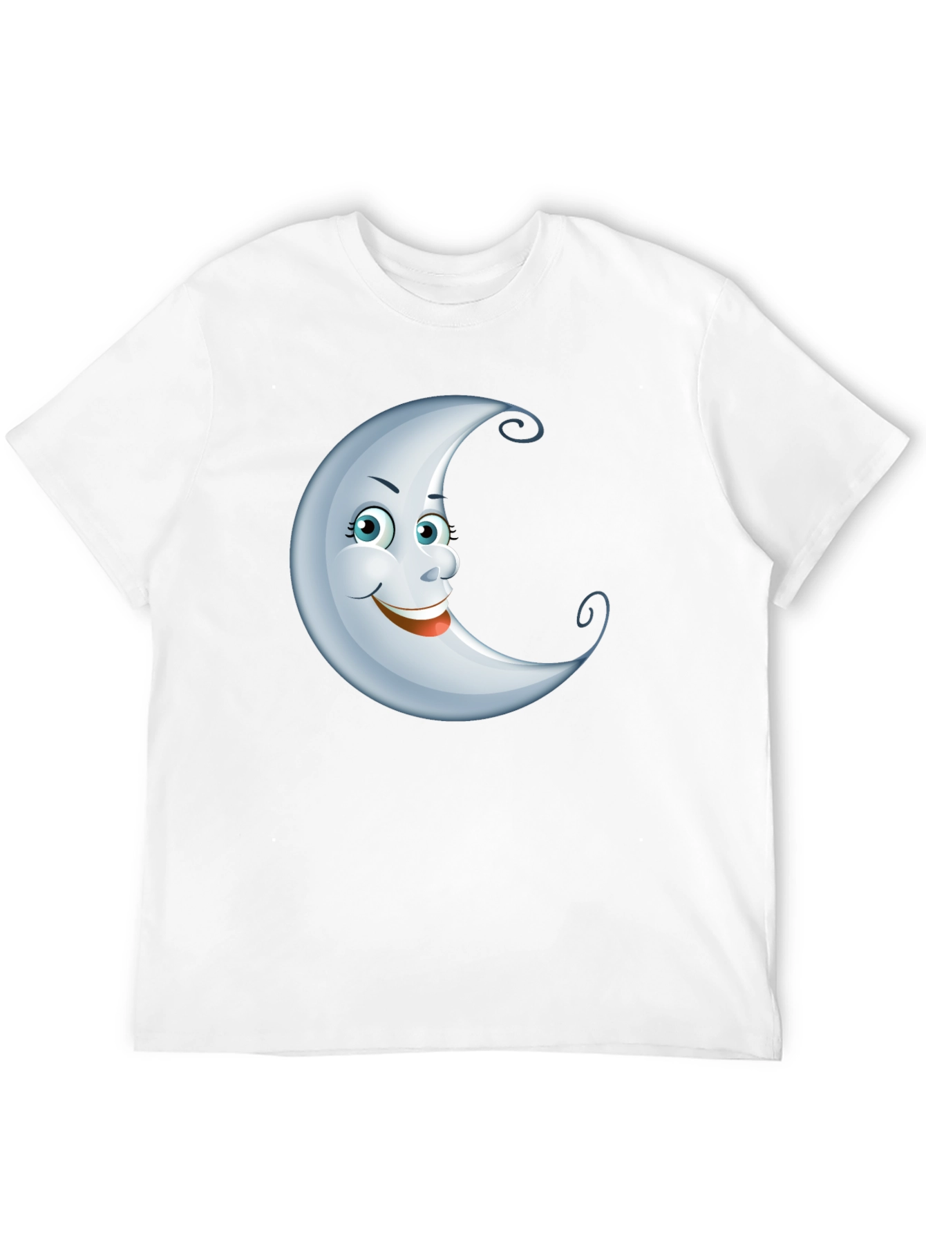 Moon Face Graphic T-Shirt