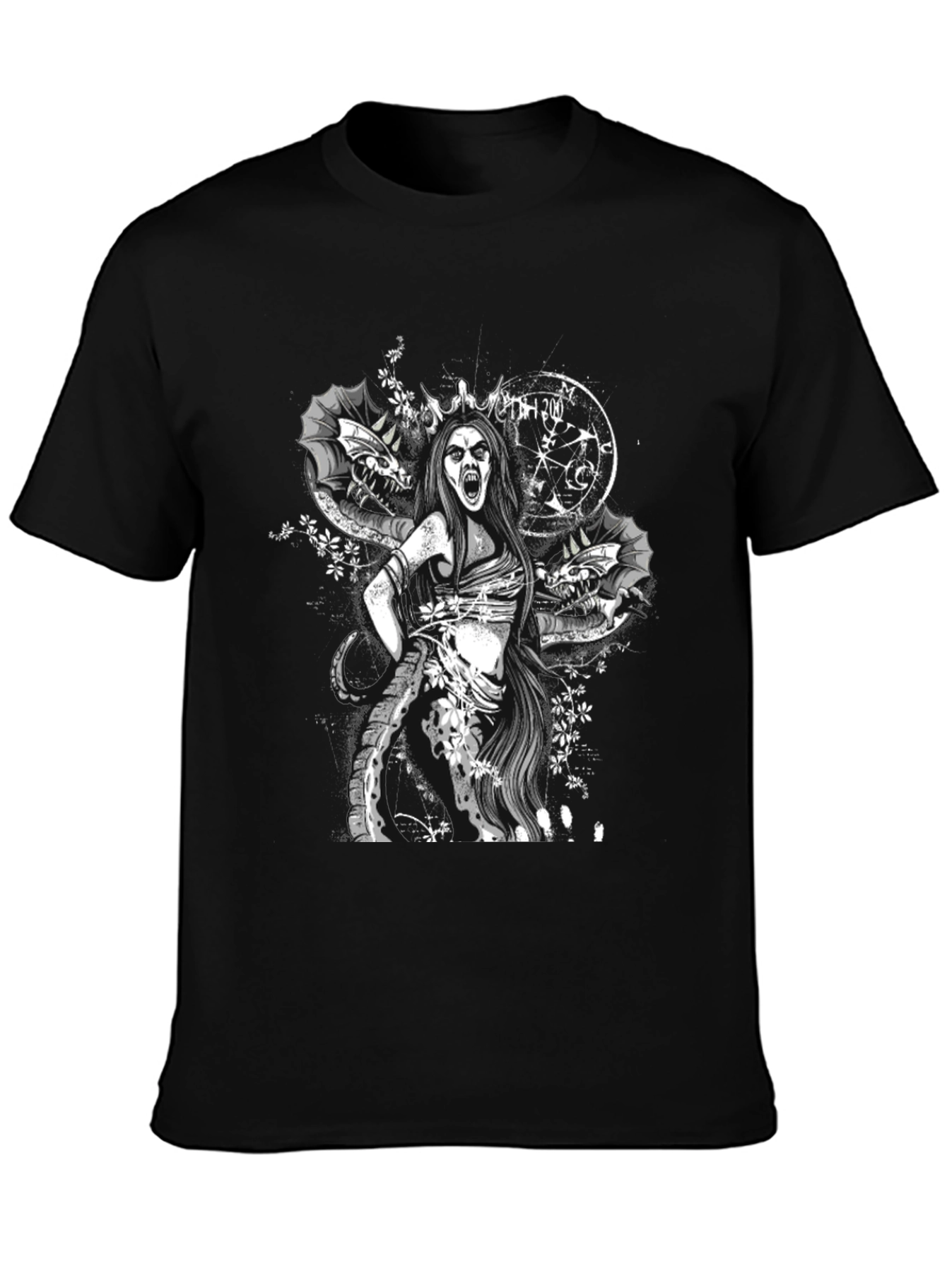 Serpent Queen Graphic Tee - Black