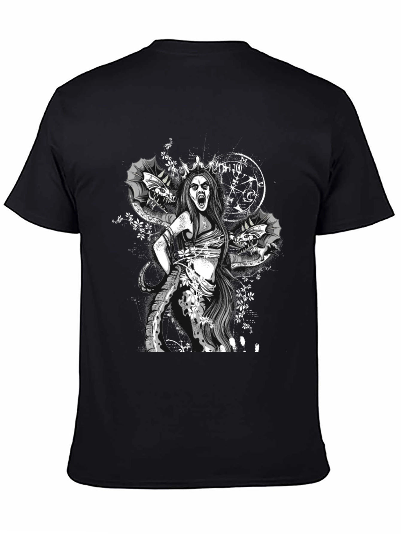 Serpent Queen Graphic Tee - Black