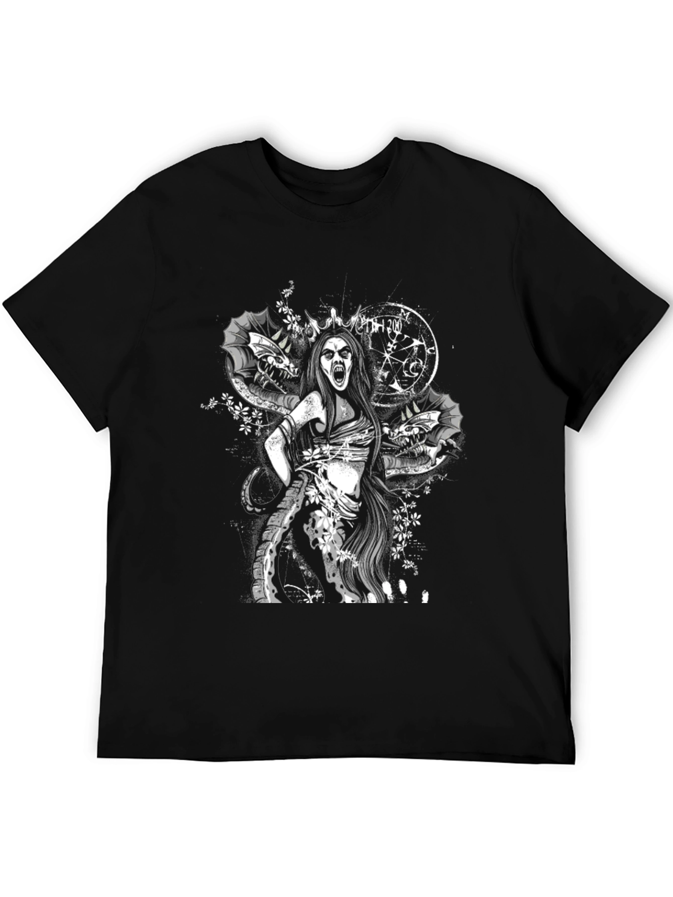 Serpent Queen Graphic Tee - Black