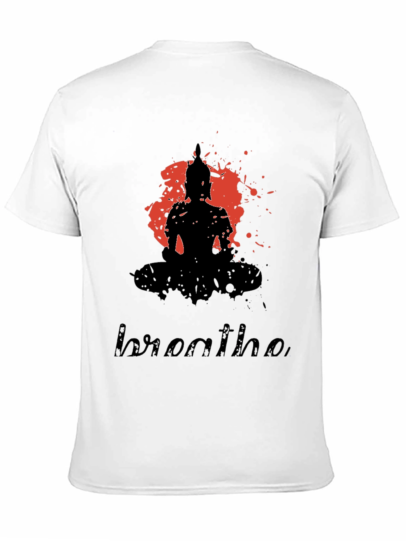 Meditate Buddha Graphic T-Shirt - Breathe Zen