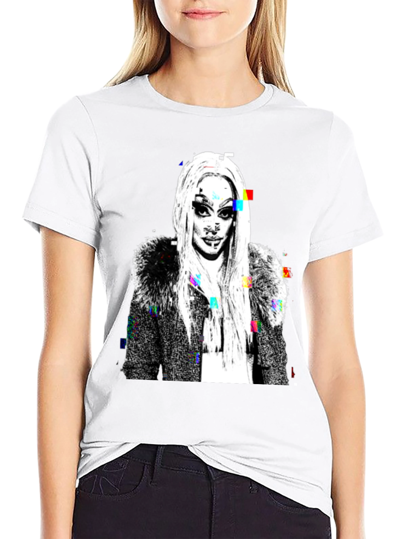 Glitch Art Drag Queen T-Shirt
