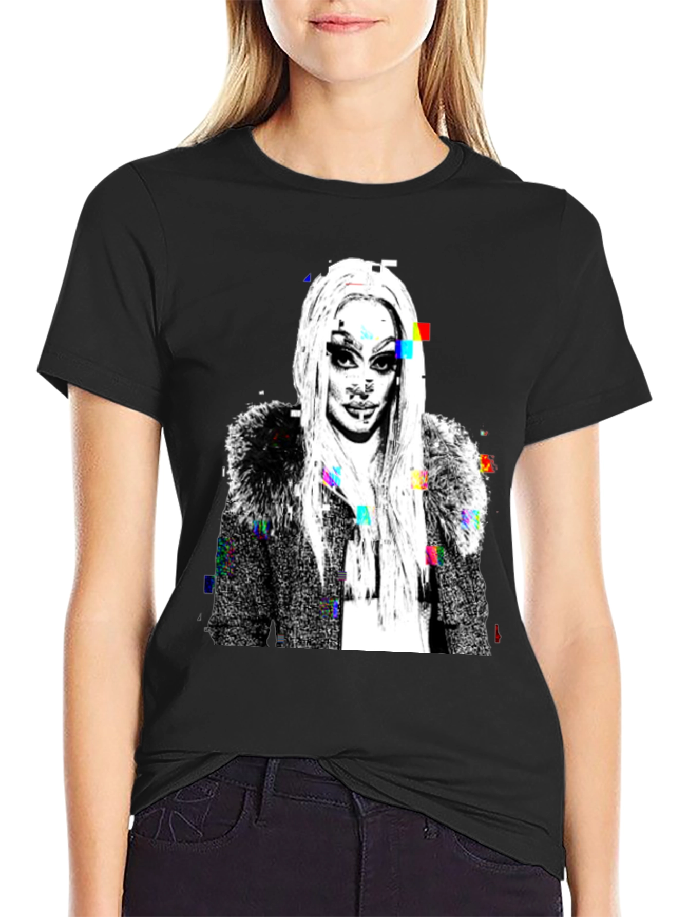 Glitch Art Drag Queen T-Shirt