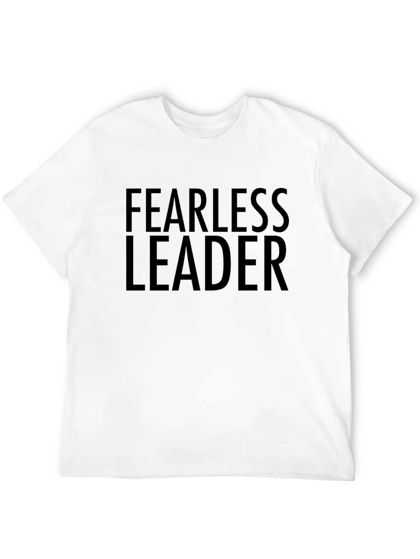 Fearless Leader Black T-Shirt - Bold Statement Tee