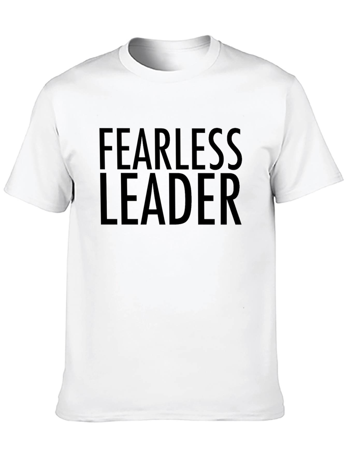Fearless Leader Black T-Shirt - Bold Statement Tee