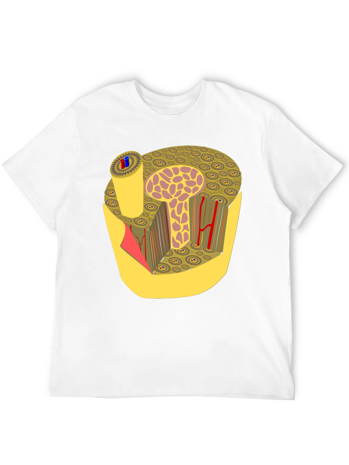 Anatomy Bone Structure Graphic Print Black T-Shirt
