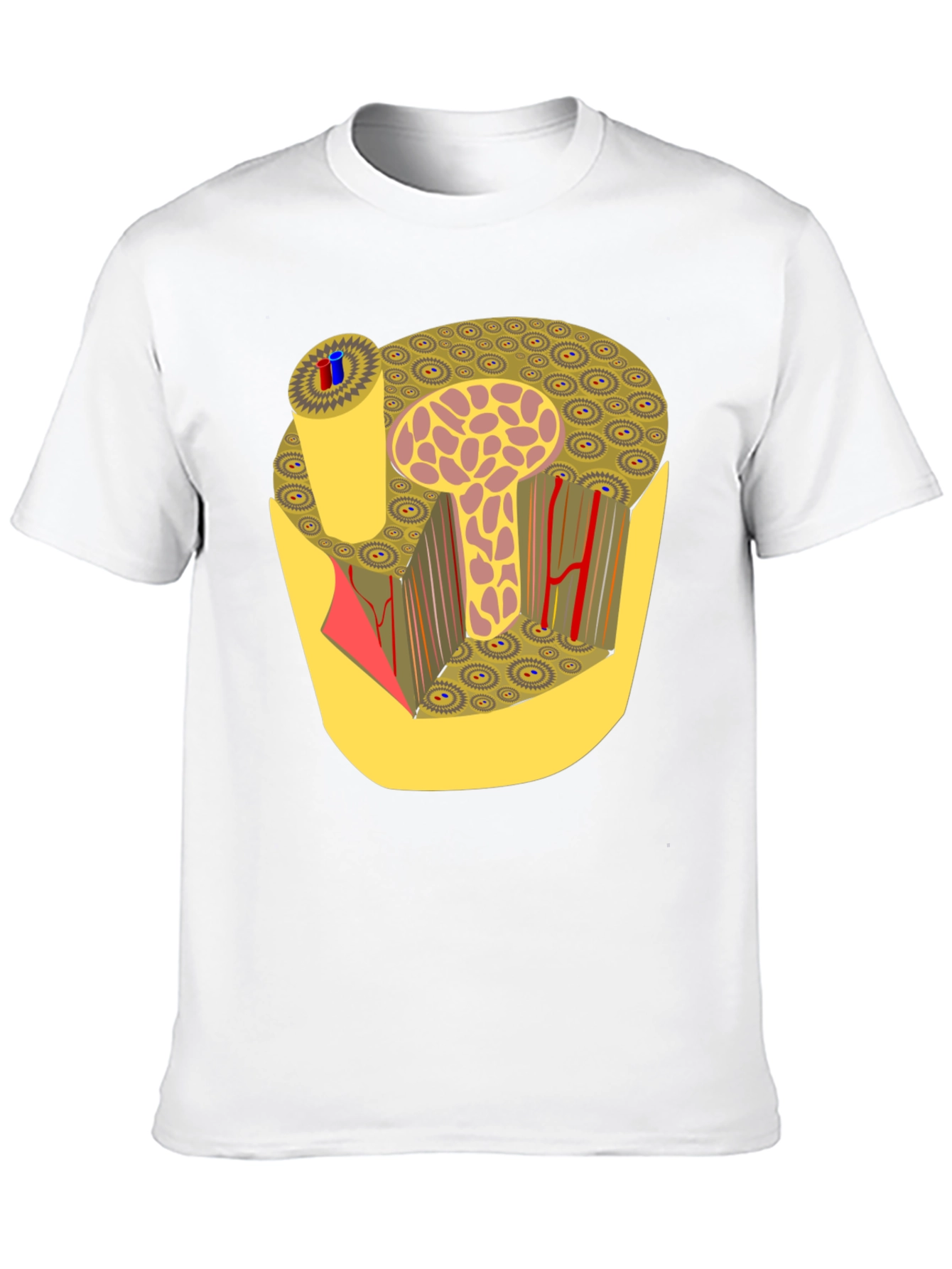 Anatomy Bone Structure Graphic Print Black T-Shirt