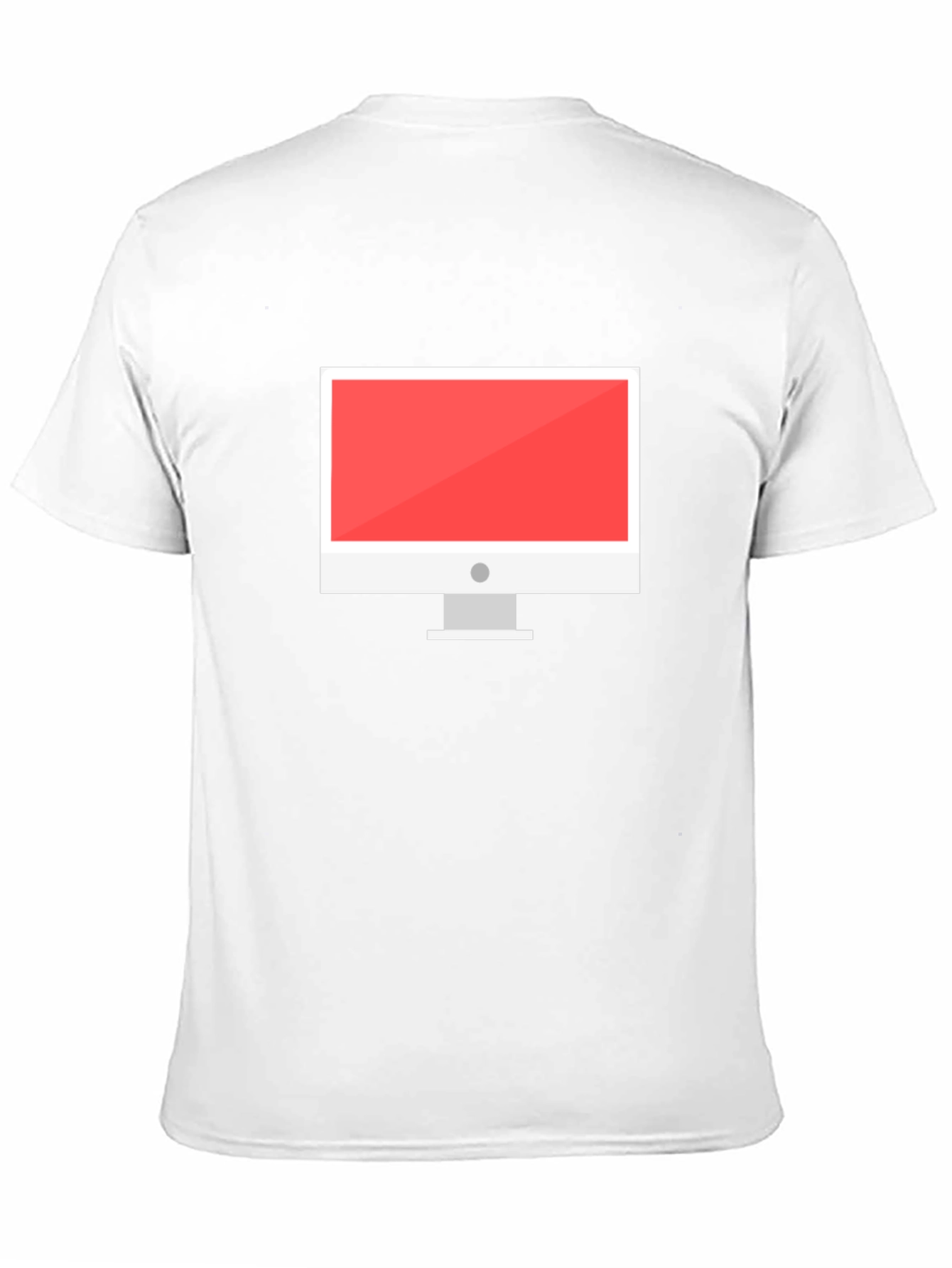 Black T-Shirt with Computer Graphic