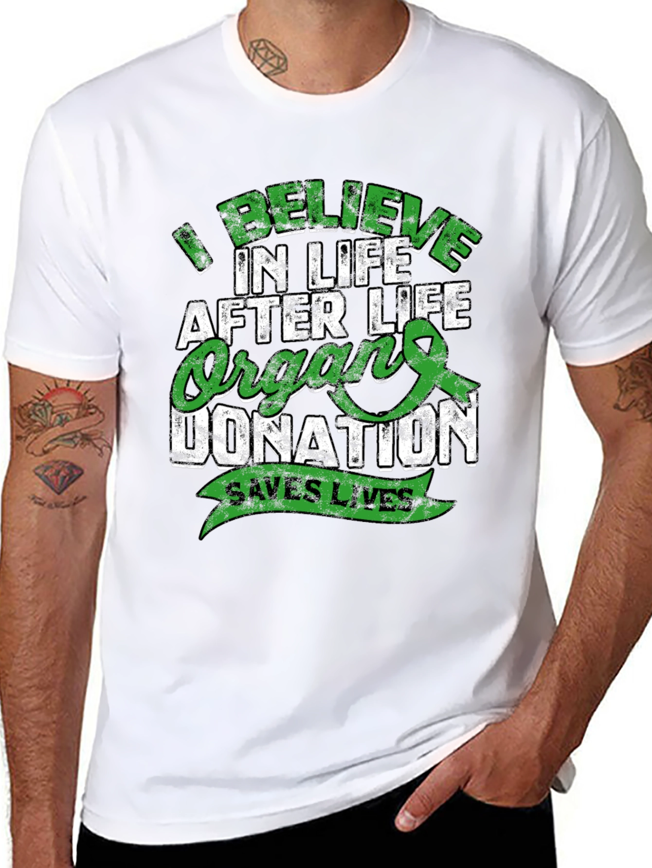 Organ Donation Saves Lives Graphic T-Shirt
