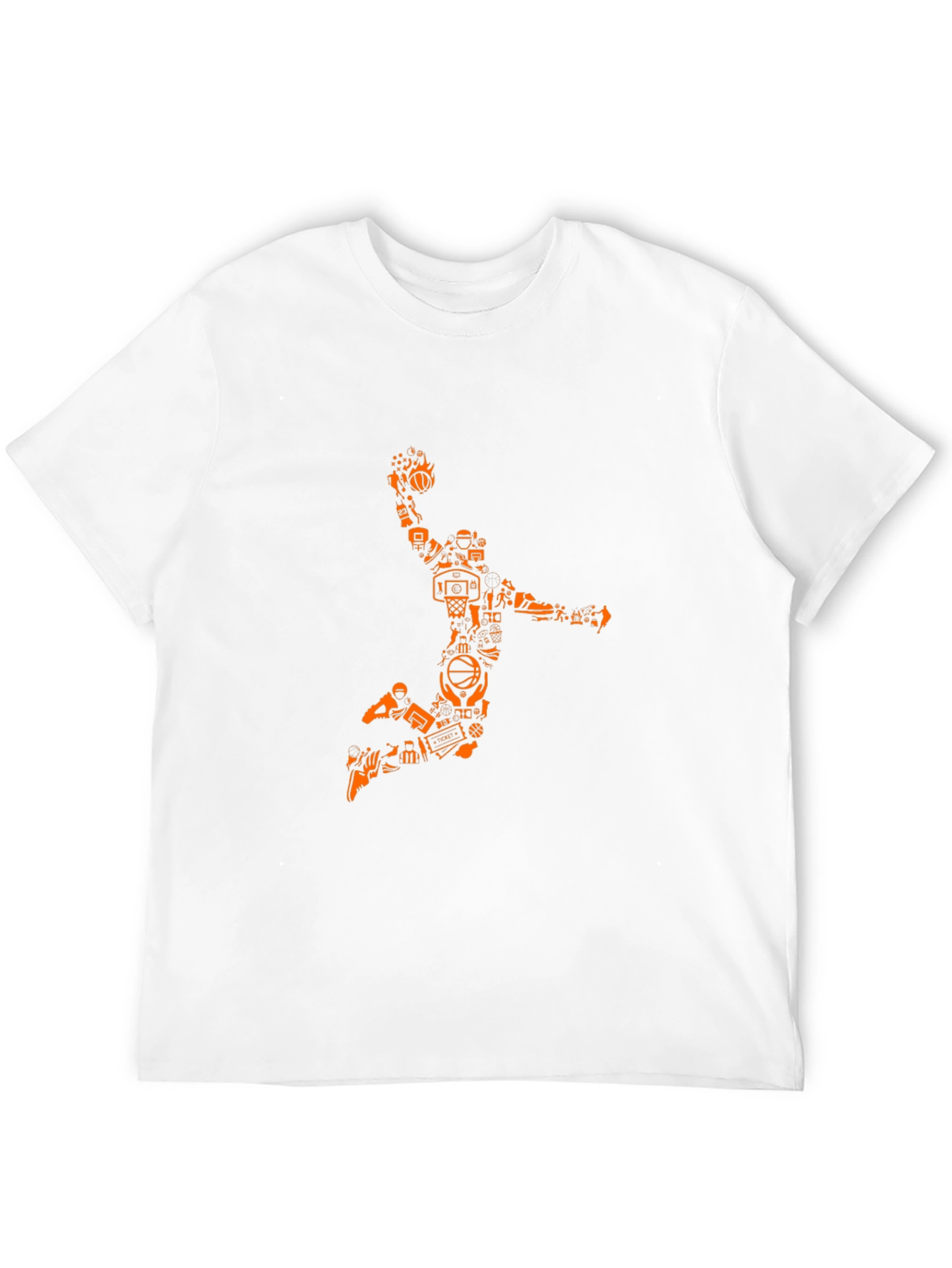 Basketball Graphic Black T-Shirt