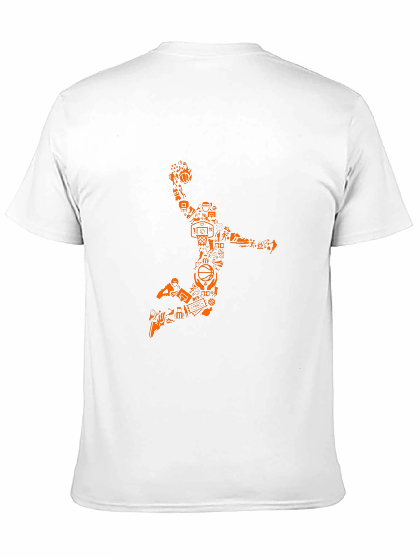 Basketball Graphic Black T-Shirt