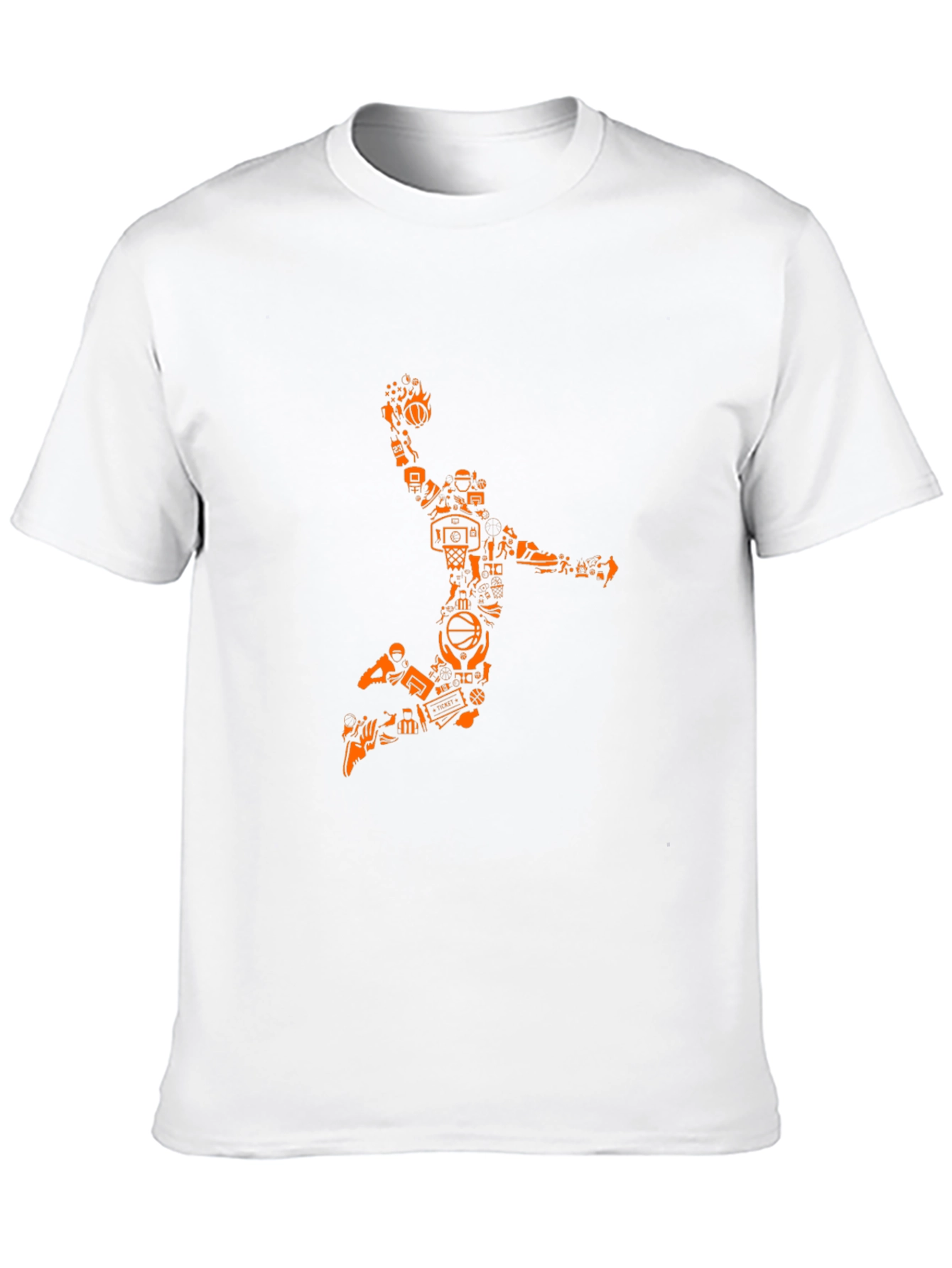 Basketball Graphic Black T-Shirt