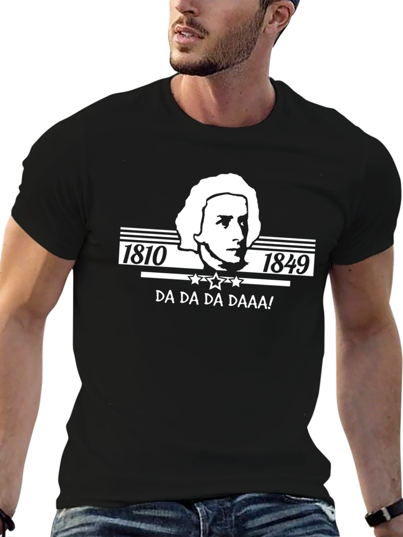 Beethoven Black T-Shirt - Da Da Da Daaa!