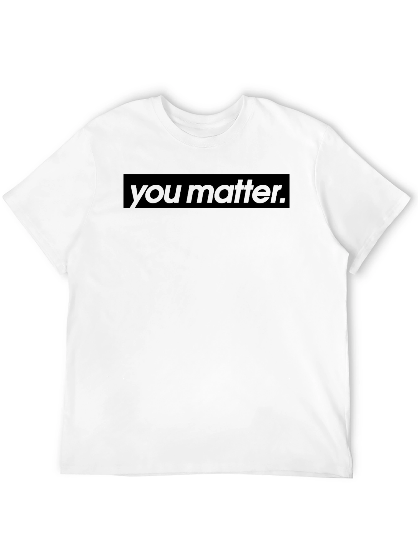 You Matter Black Graphic Tee