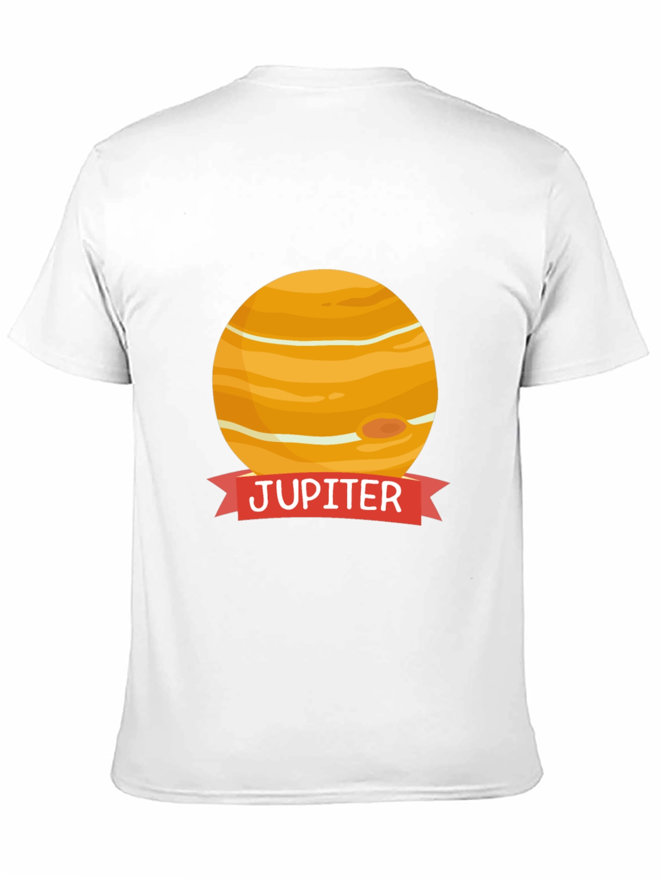Jupiter Planet Graphic Black T-Shirt