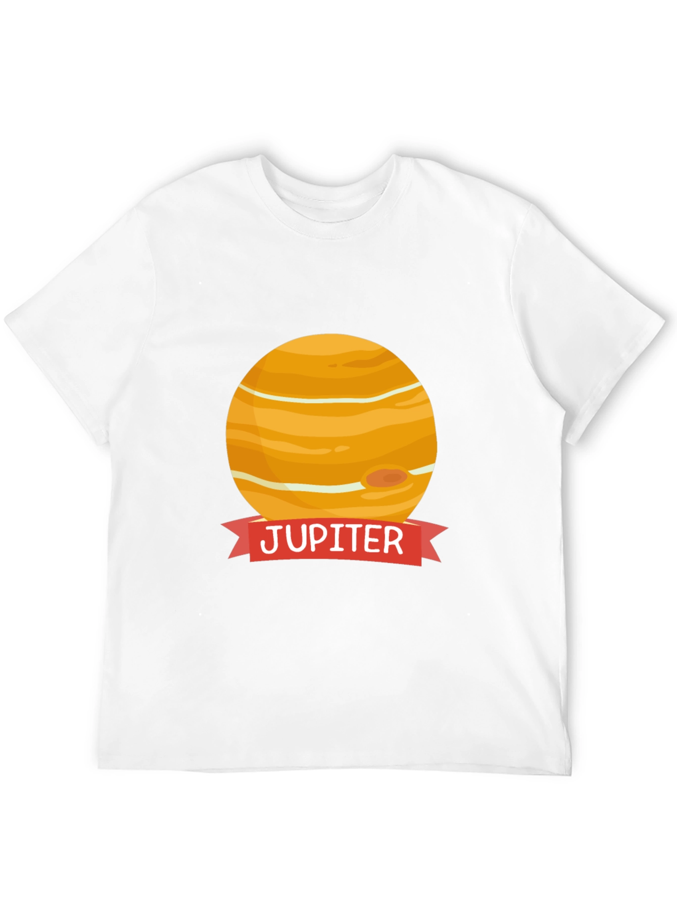 Jupiter Planet Graphic Black T-Shirt