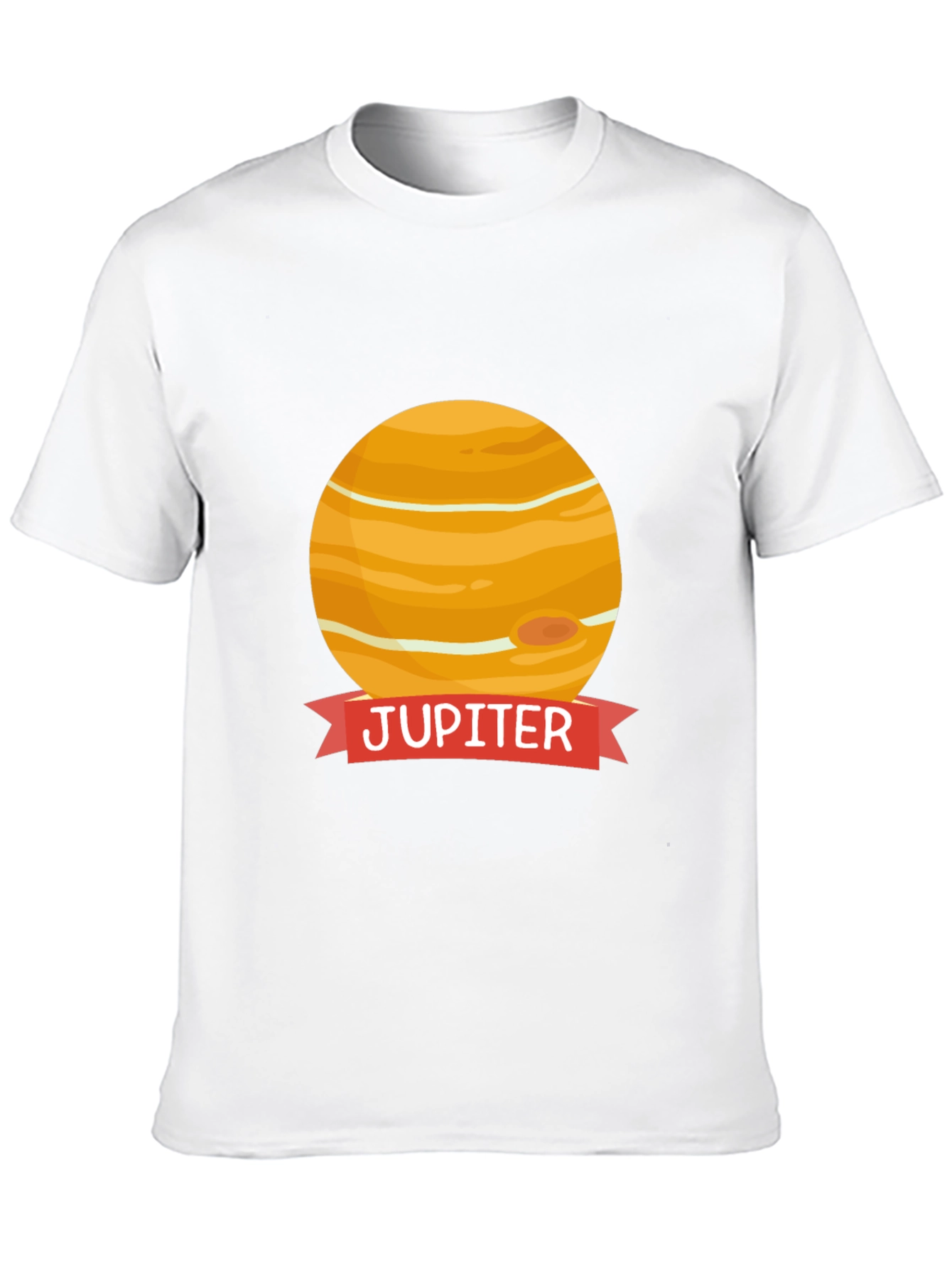 Jupiter Planet Graphic Black T-Shirt