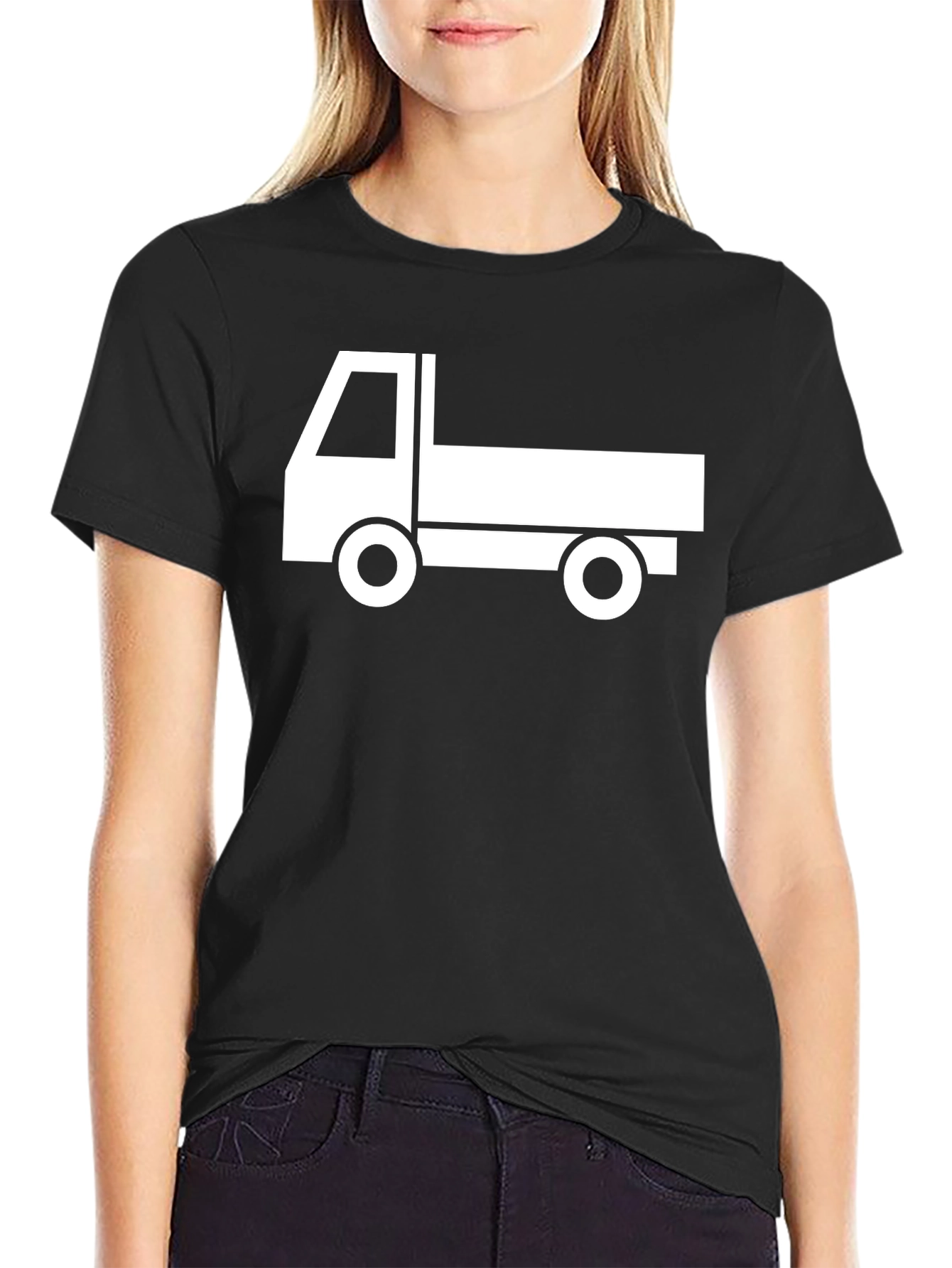 Truck Graphic T-Shirt - Simple Style