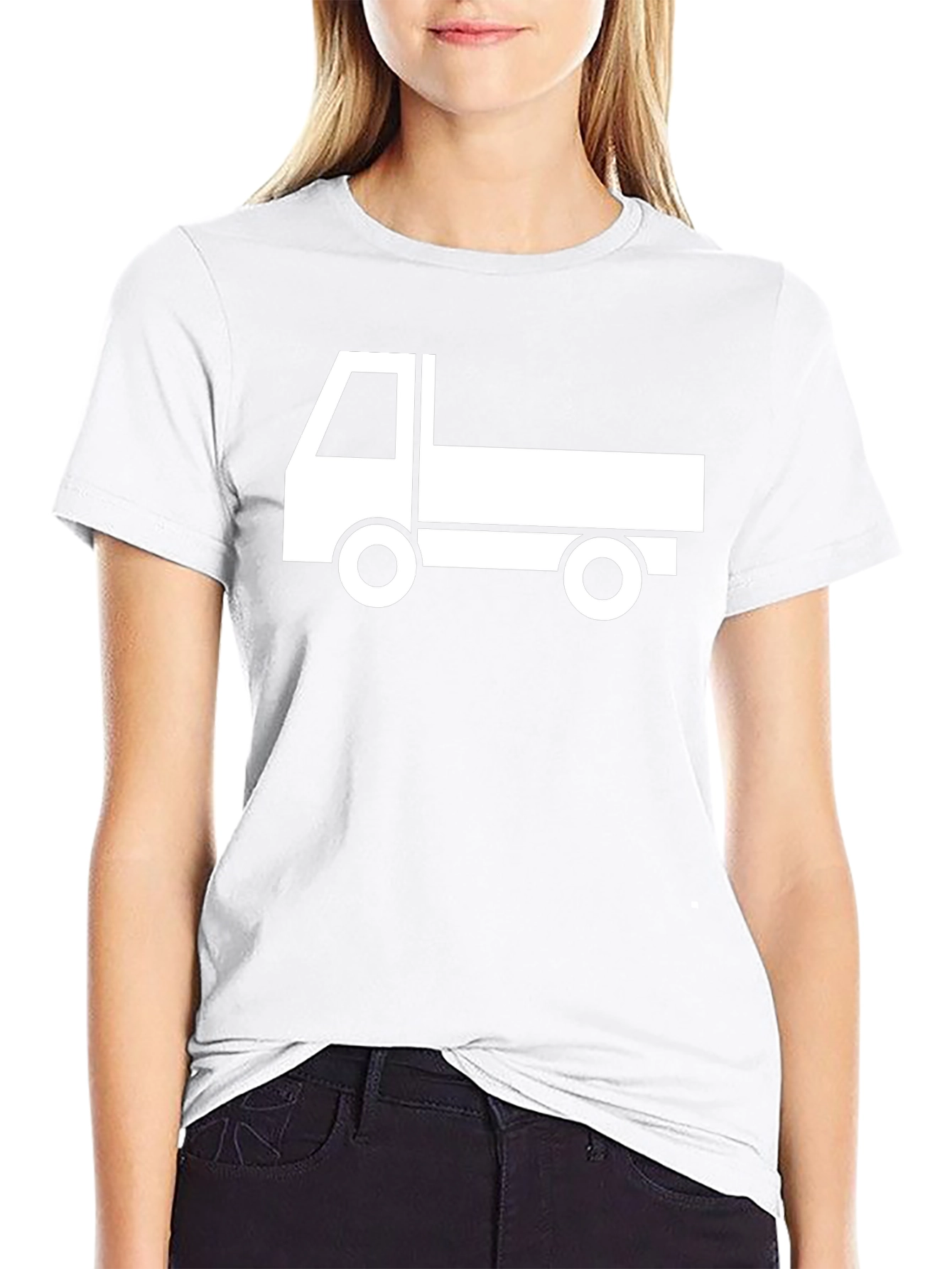 Truck Graphic T-Shirt - Simple Style